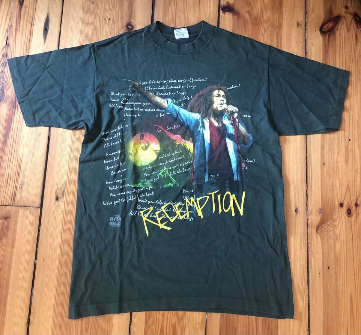 Vintage Vintage Bob Marley - 1996 - Redemption Size US XL / EU 56 / 4 - 1 Thumbnail