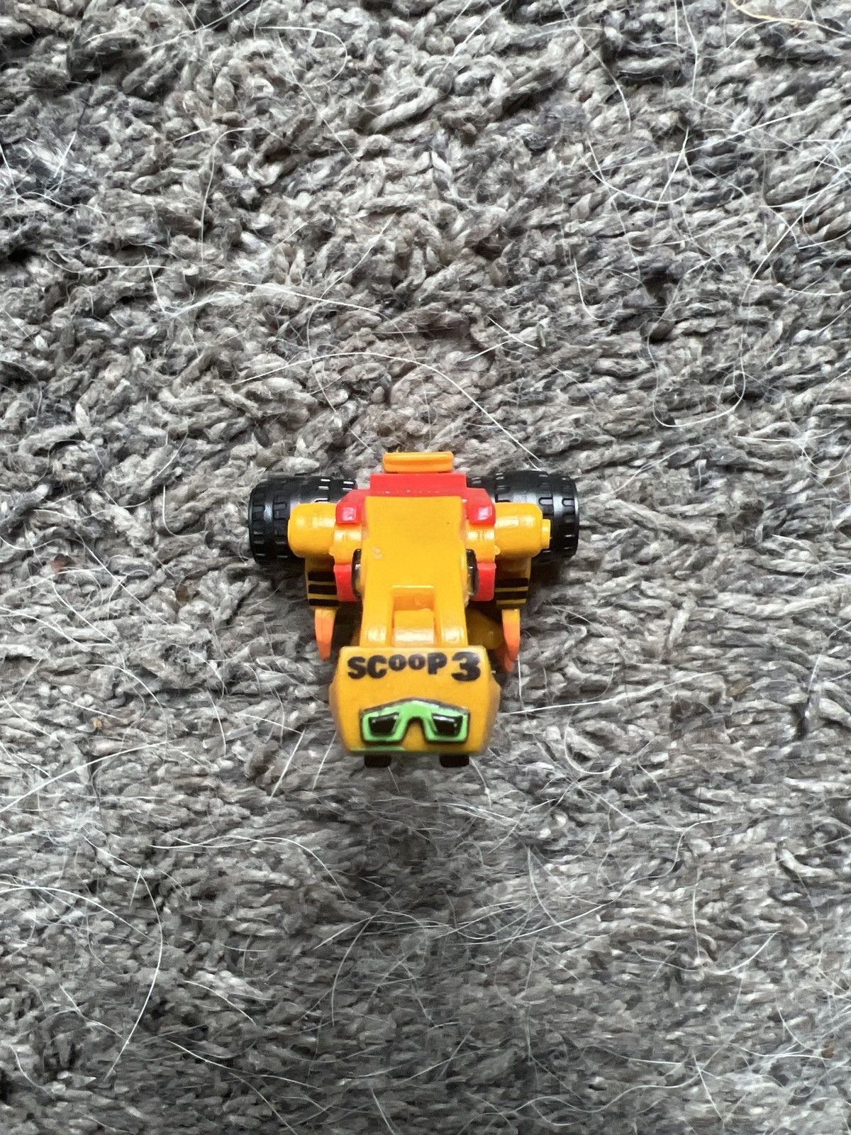 Vintage 1993 Galoob Z-Bot Micro Machines Scoop 3 Linkbot Size ONE SIZE - 2 Thumbnail