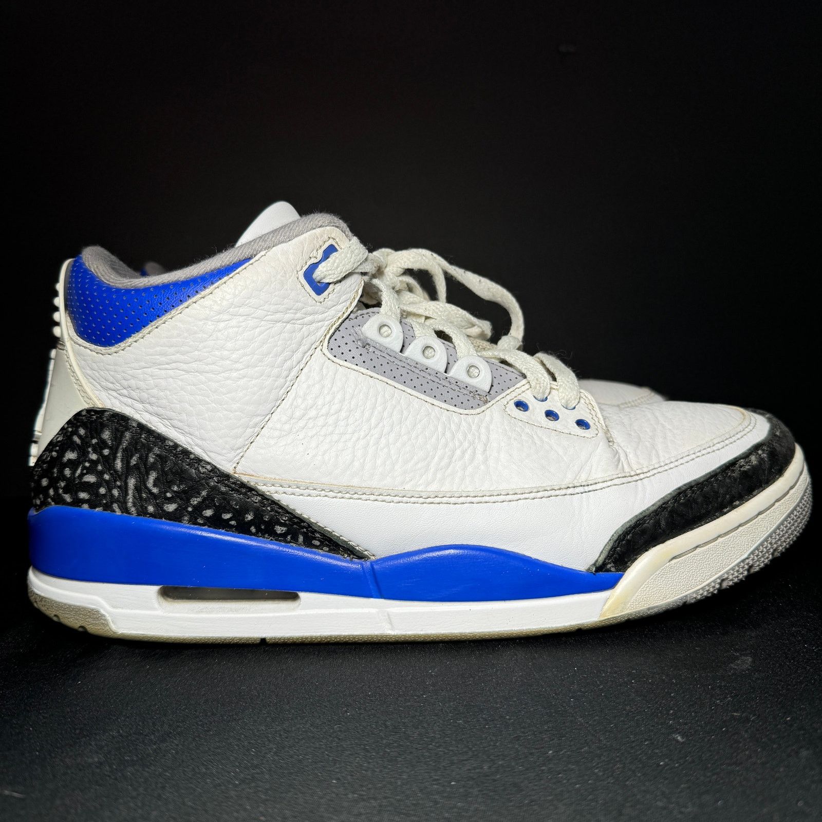 Jordan Brand × Nike Nike Air Jordan 3 Retro Racer Blue Men's Shoes - Size 10.5 Size US 10.5 / EU 43-44 - 8 Thumbnail