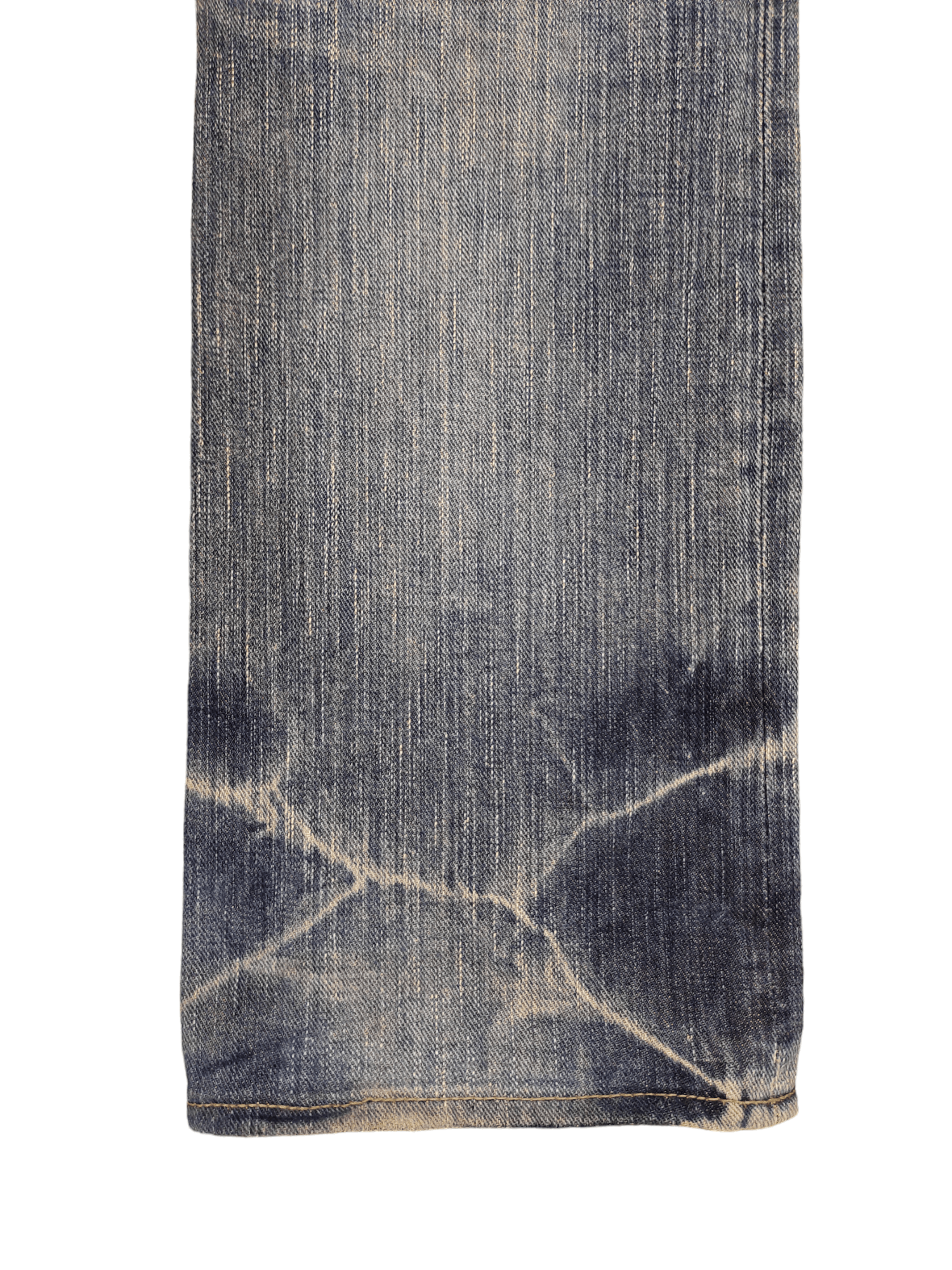 Hysteric Glamour × Undercover Burnout Japan Paisley Custom Faded Clawmark Denim Jeans Size US 31 - 14 Thumbnail