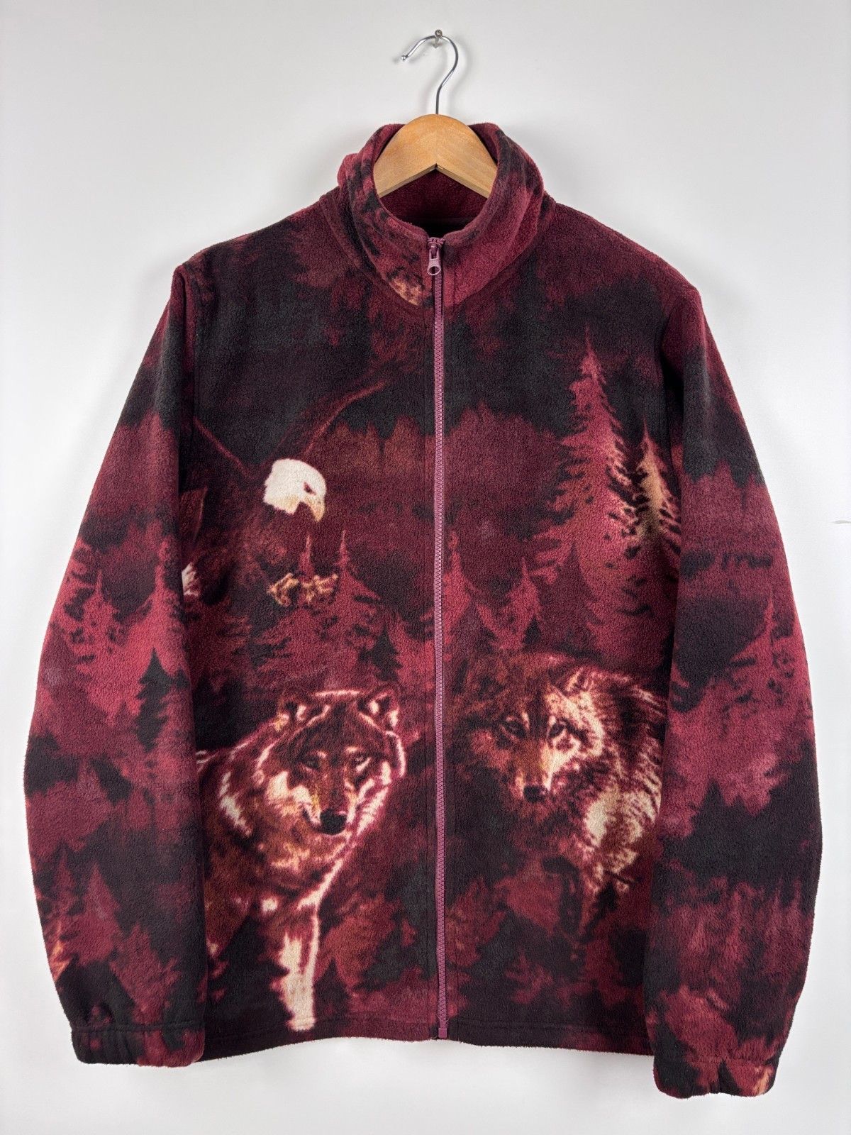 Other Atlas for Men Nature Eagle Wolf Fleece Pullover Jacket S-M Size US M / EU 48-50 / 2 - 1 Thumbnail