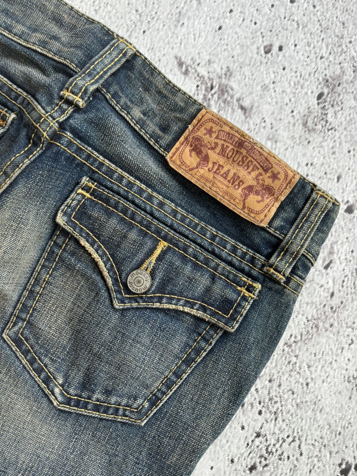 Tornado Mart 2000's Flare Moussy Denim Jeans Size US 29 - 4 Thumbnail
