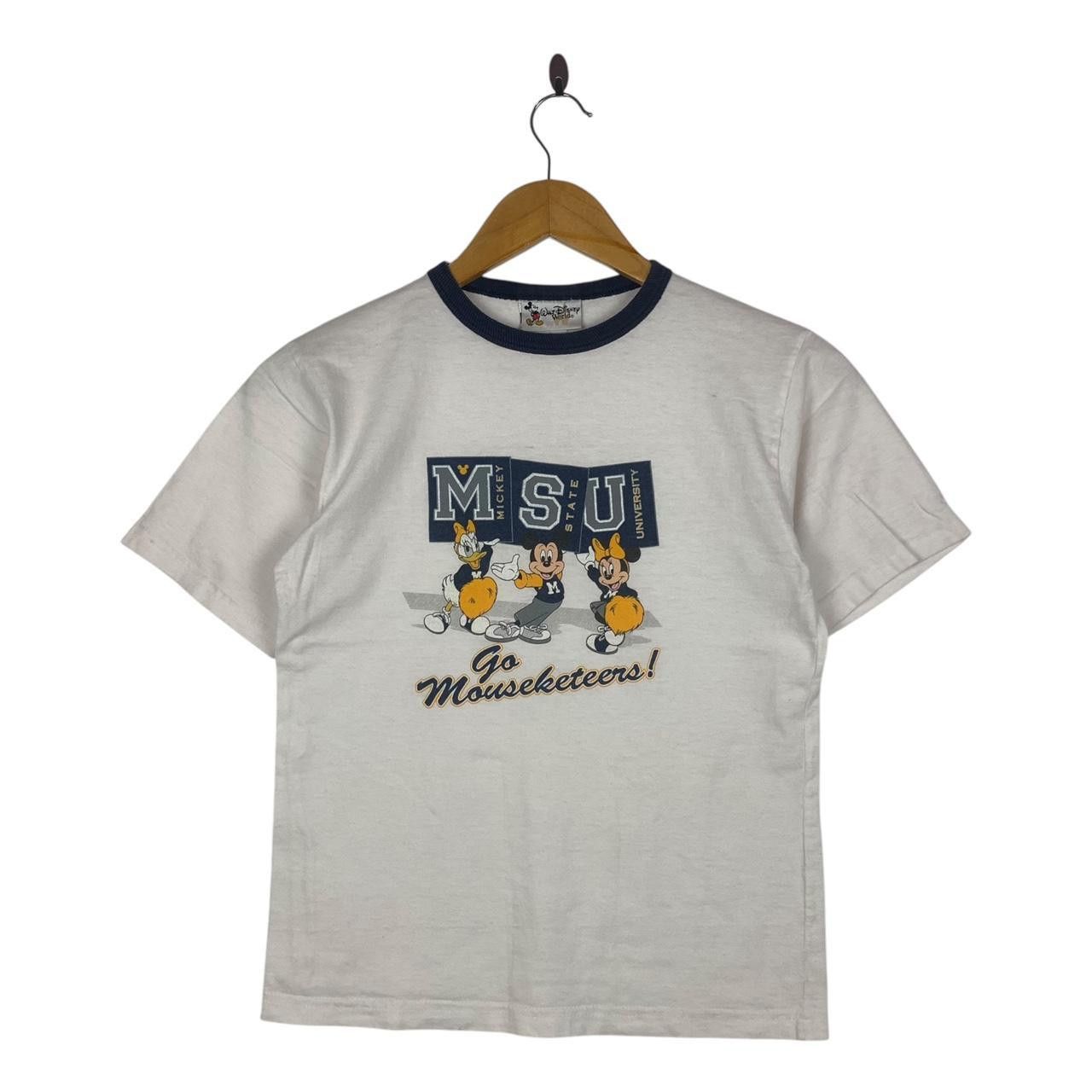 Vintage Vintage DISNEY MICKEY MOUSE State University Tee Shirt Top Size L / US 10 / IT 46 - 1 Thumbnail