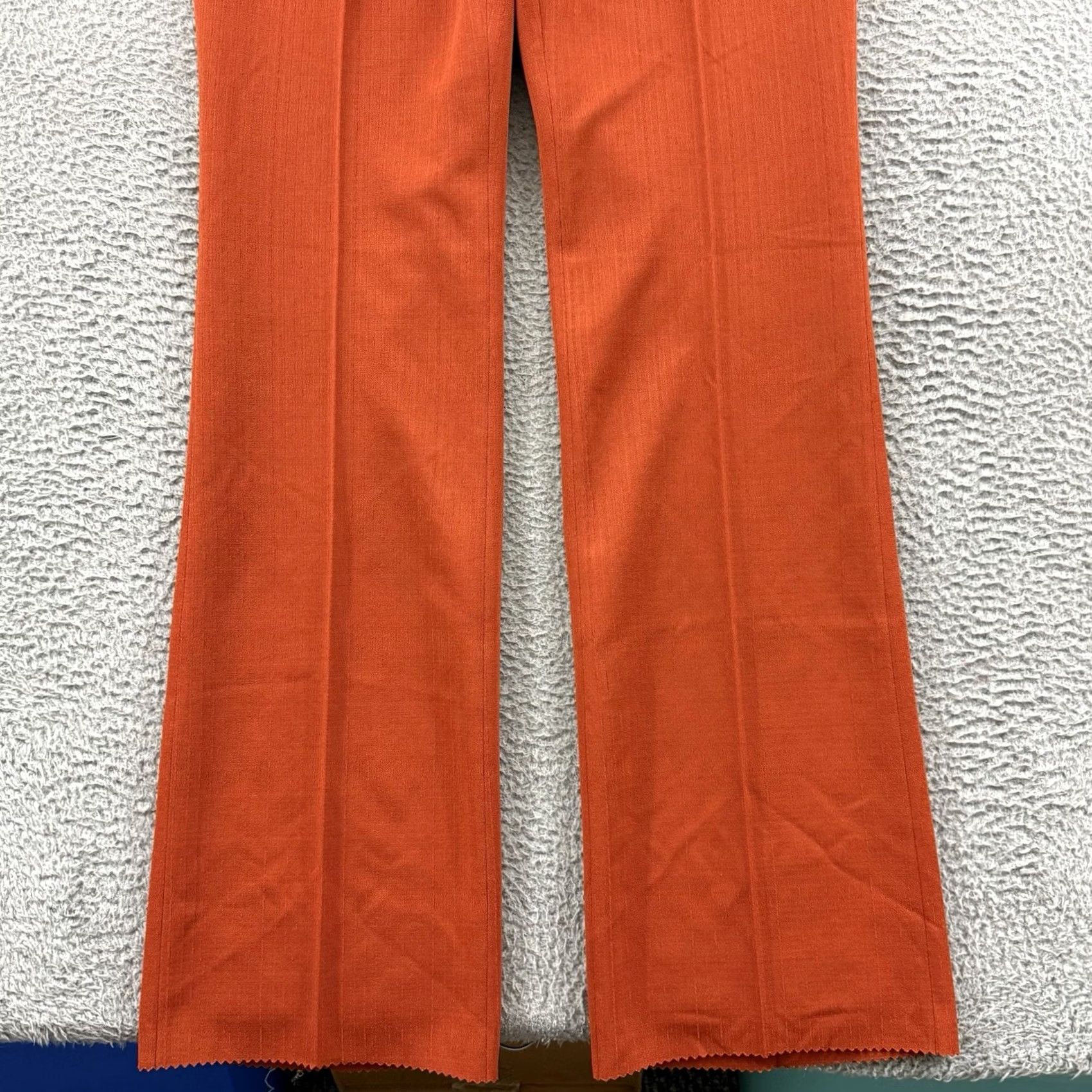 McGregor VINTAGE McGregor Pants Mens 36x38 Orange 70s Pleated Slacks Trouser Burnt NWT Size US 36 / EU 52 - 2 Thumbnail