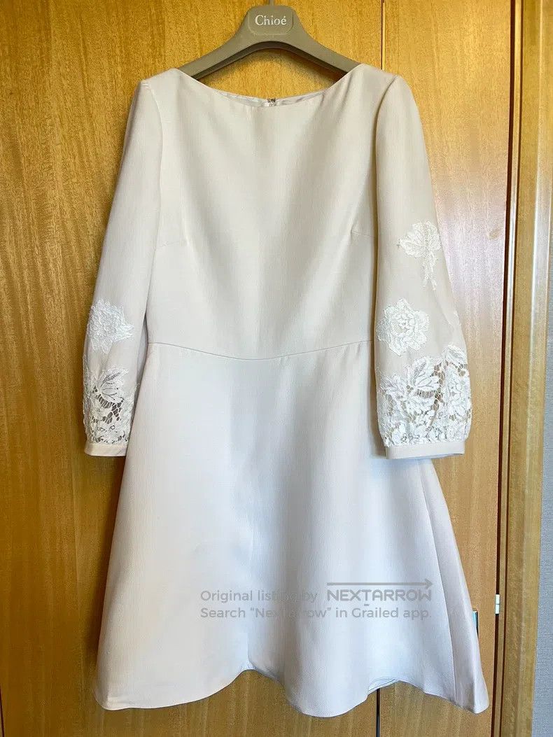 MR & MRS ITALY Valentino White lace dress Size S / US 4 / IT 40 - 4 Thumbnail
