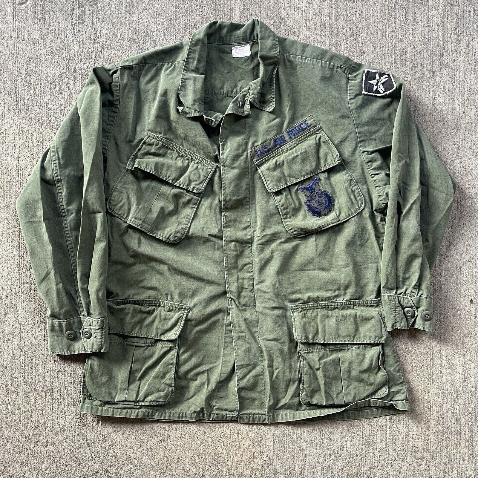 Military × Vintage Vintage US Military OG-107 WR Rip-Stop Poplin Class ...