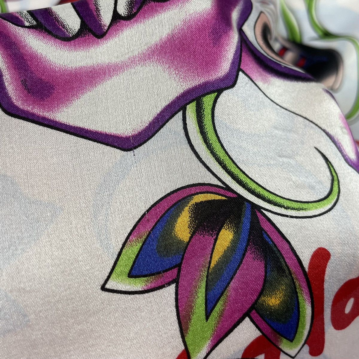 Ed Hardy Ed Hardy Christian Audigier Scarf “Kills love slowly” Size ONE SIZE - 16 Thumbnail