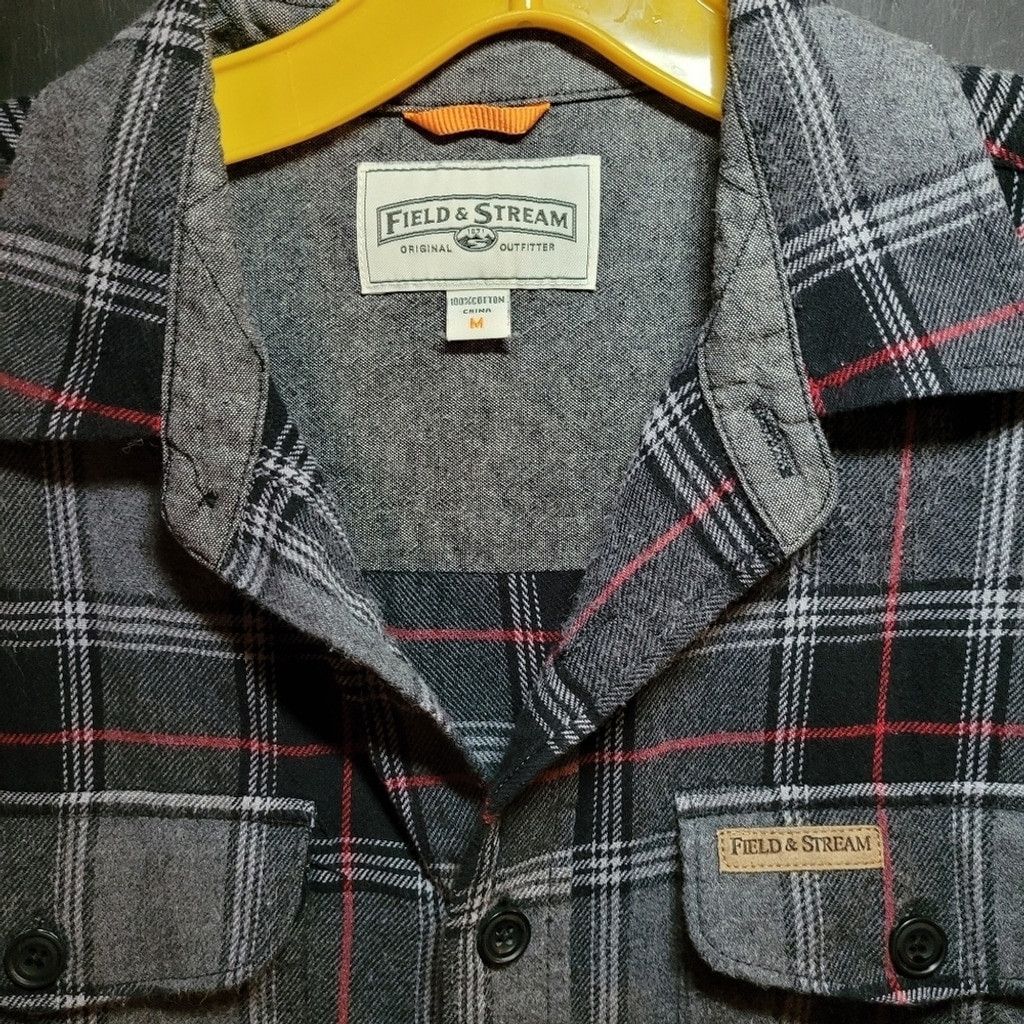 Field & Stream Field & Stream, gray Flannel shirt, Men's, nwot, Medium Size US M / EU 48-50 / 2 - 2 Thumbnail