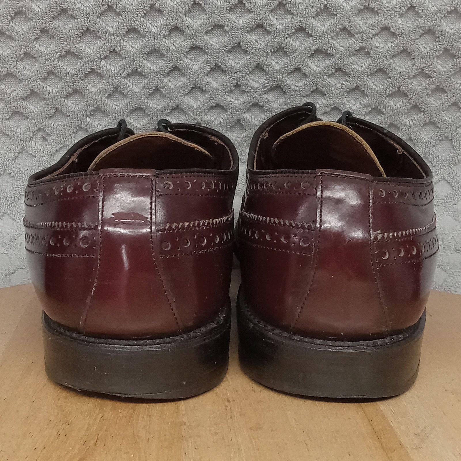 & Other Stories Allen Edmonds Fairfield Dress Shoes Mens 8D Cap Toe Leather Size US 8 / EU 41 - 4 Thumbnail