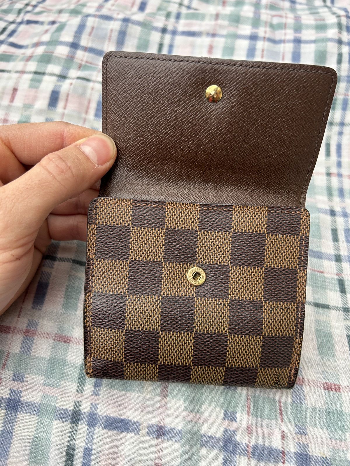 Louis Vuitton Authentic Louis Vuitton Damier Ebene Elise Wallet Size ONE SIZE - 3 Thumbnail