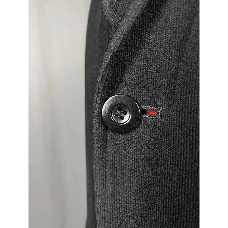 Armani Collezioni Armani Collezioni Men's Black Over Coat Size 54 R Size US L / EU 52-54 / 3 - 8 Thumbnail
