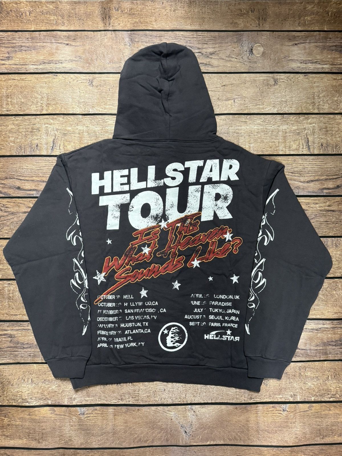 HELLSTAR Hellstar Records Tour Hoodie Capsule 9 Size L Size US L / EU 52-54 / 3 - 2 Thumbnail
