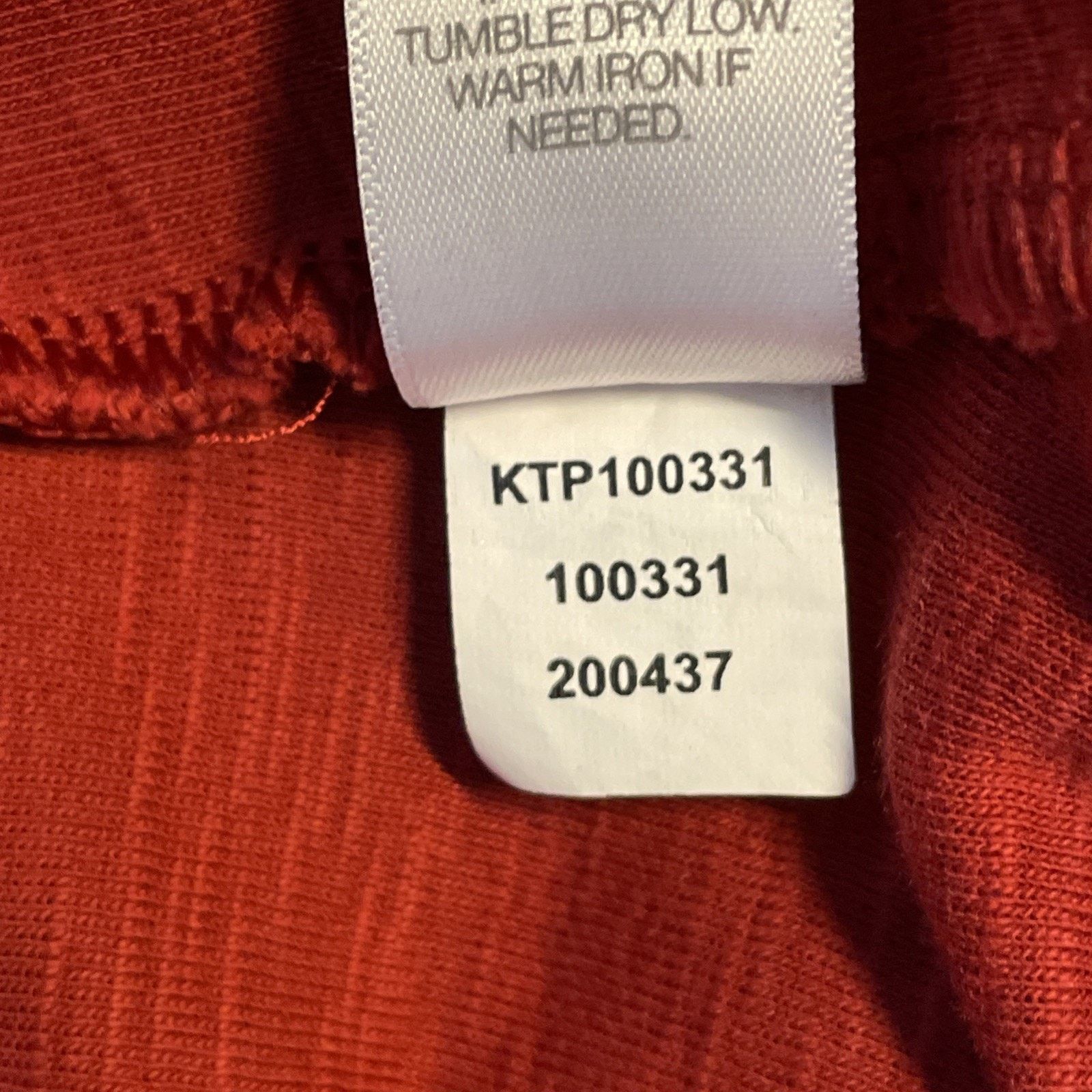 J. Jill J. JILL size XL PIMA COTTON Tunic Pullover Top Rusty BROWN Size XL / US 12-14 / IT 48-50 - 6 Thumbnail