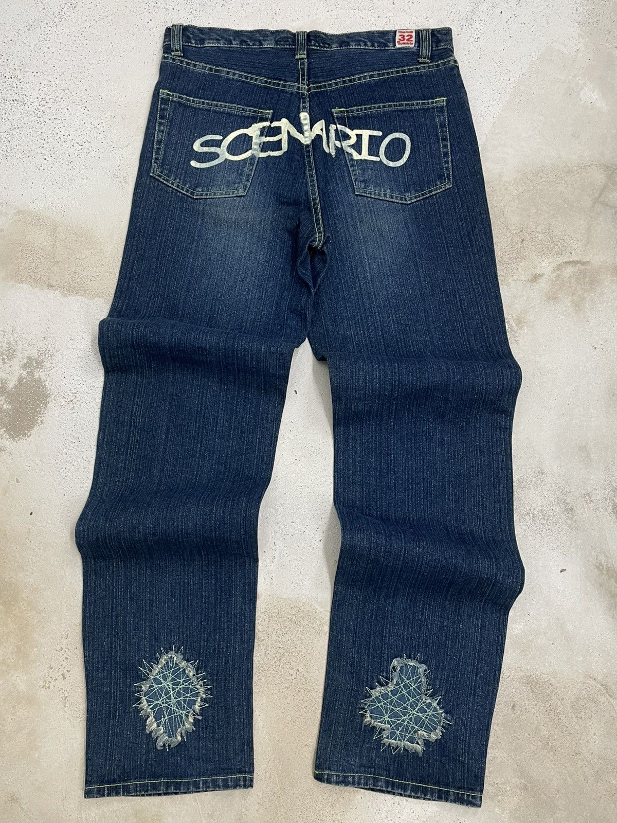 Japanese Brand Vintage Japan Designer 90’s Scenario Streetwear Daicock Jean Size US 34 / EU 50 - 8 Thumbnail