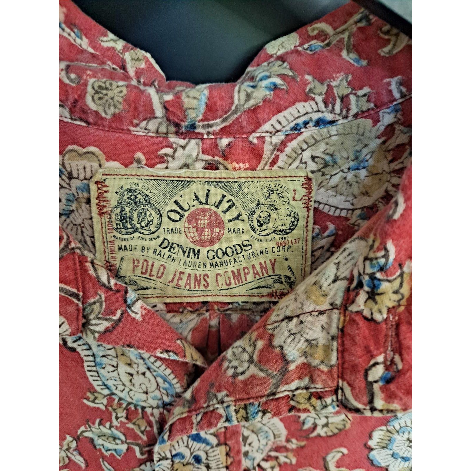 Other Polo Jean Company Red Hawaiian Shirt Size Large Size US L / EU 52-54 / 3 - 3 Thumbnail