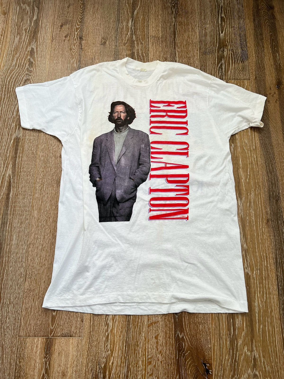 Band Tees Vintage eric clapton journeyman tour tee Size US XL / EU 56 / 4 - 1 Thumbnail