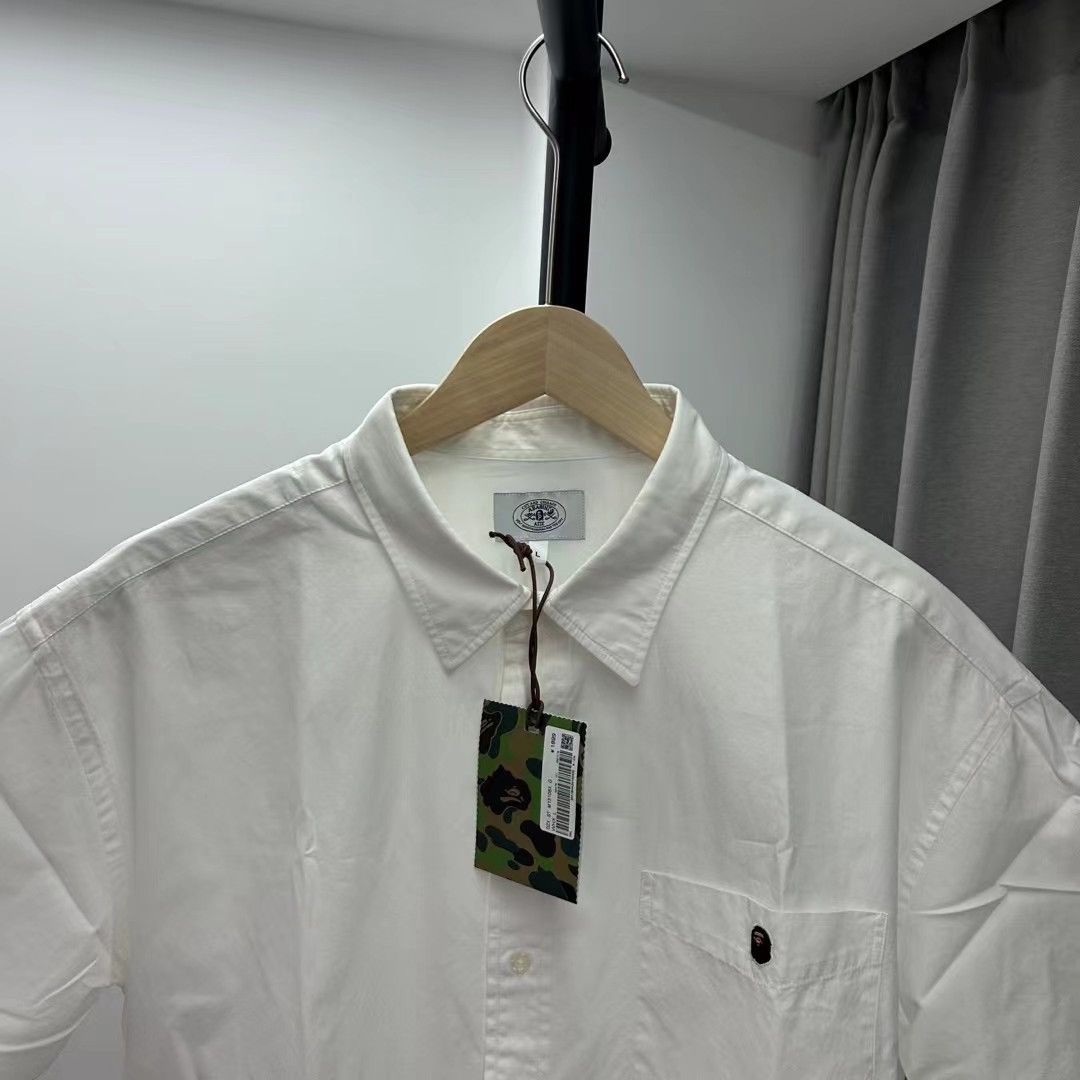 Bape ONE POINT POCKET BUTTON UP S/S SHIRT Size US L / EU 52-54 / 3 - 3 Thumbnail