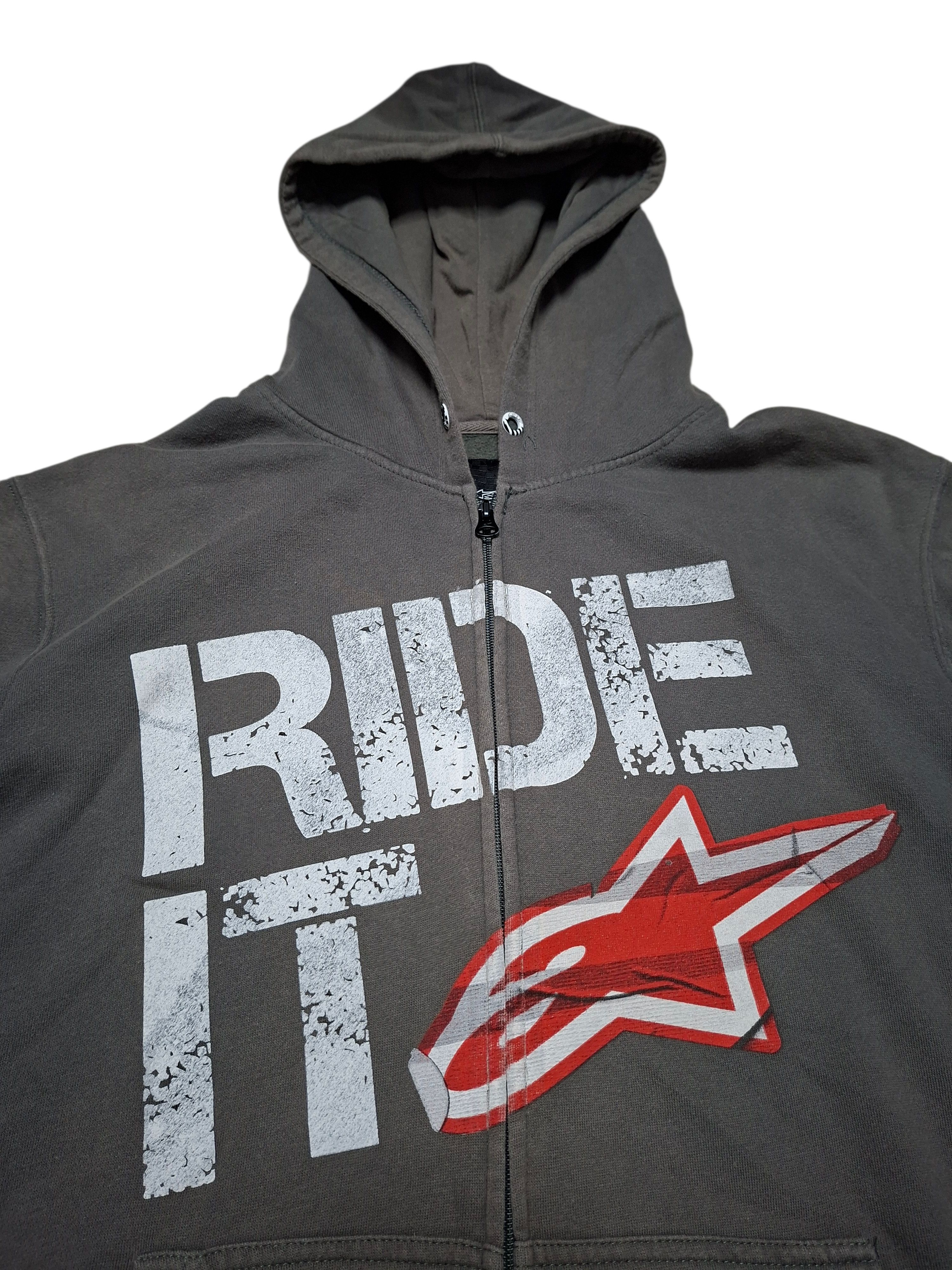 Alpinestars RIDE IT ALPINESTARS VINTAGE FADED RACING ZIP HOODIE Size US L / EU 52-54 / 3 - 2 Thumbnail