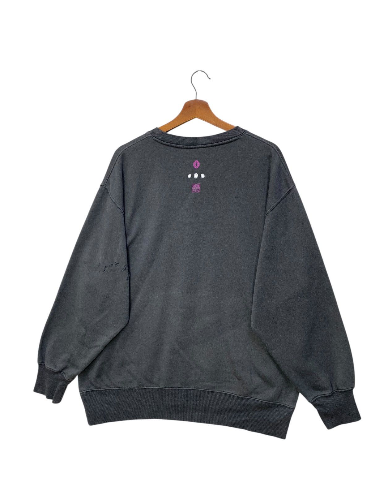 Anime Cartoon Demon Slayer Distressed Sweatshirt Pullover Size XL Size US XL / EU 56 / 4 - 5 Thumbnail