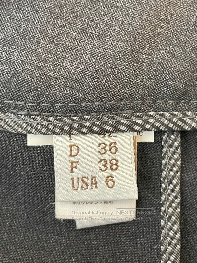 Brunello Cucinelli Brunello Cucinelli Black Beaded Belt Wool Casual Pants Size 27" / US 4 / IT 40 - 6 Thumbnail