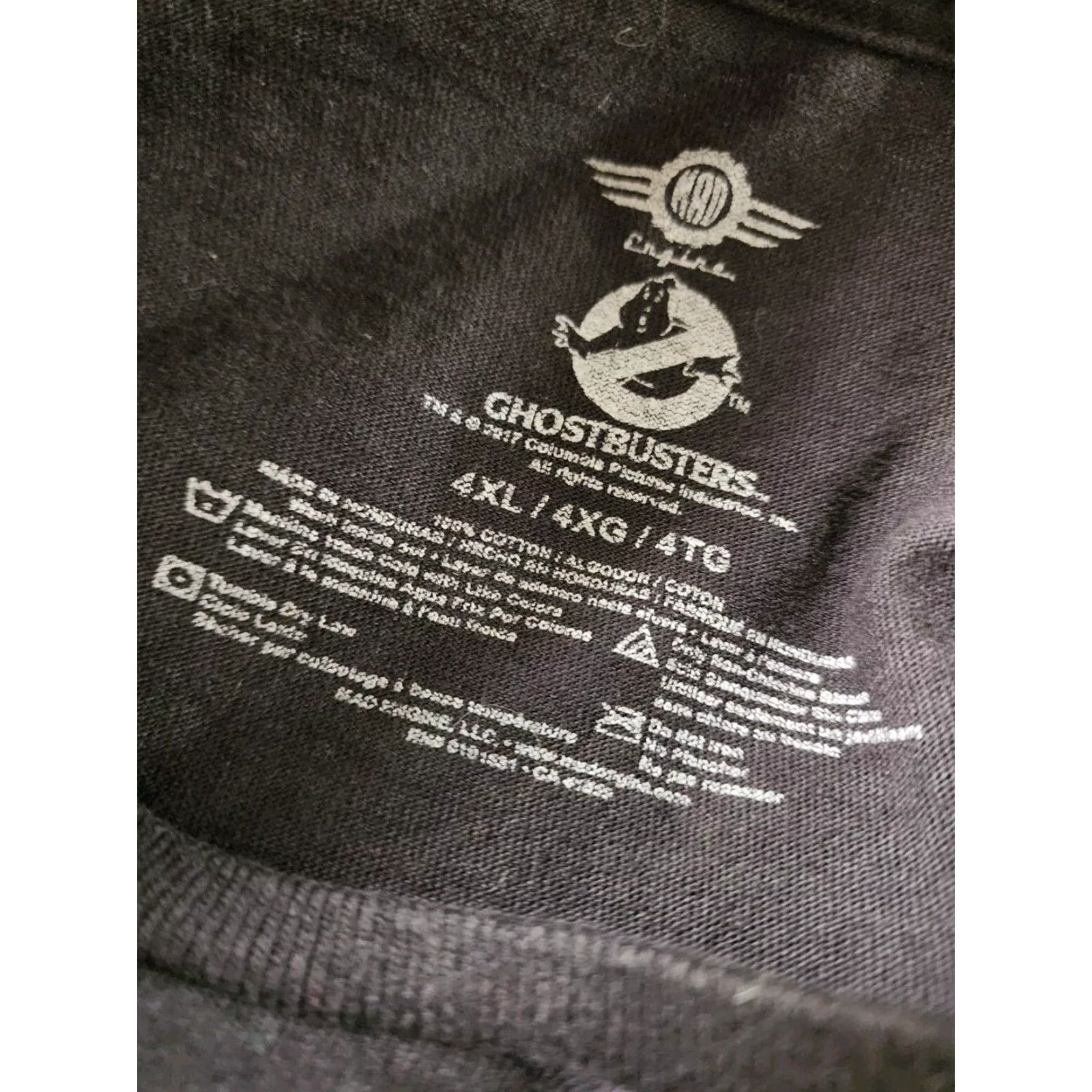 Mad Engine VINTAGE Ghostbusters Mad Engine T-Shirt Adult 4XL Black Crew Neck Short Sleeve Movie 2010-2019 Mens Size US XXL / EU 58 / 5 - 4 Thumbnail