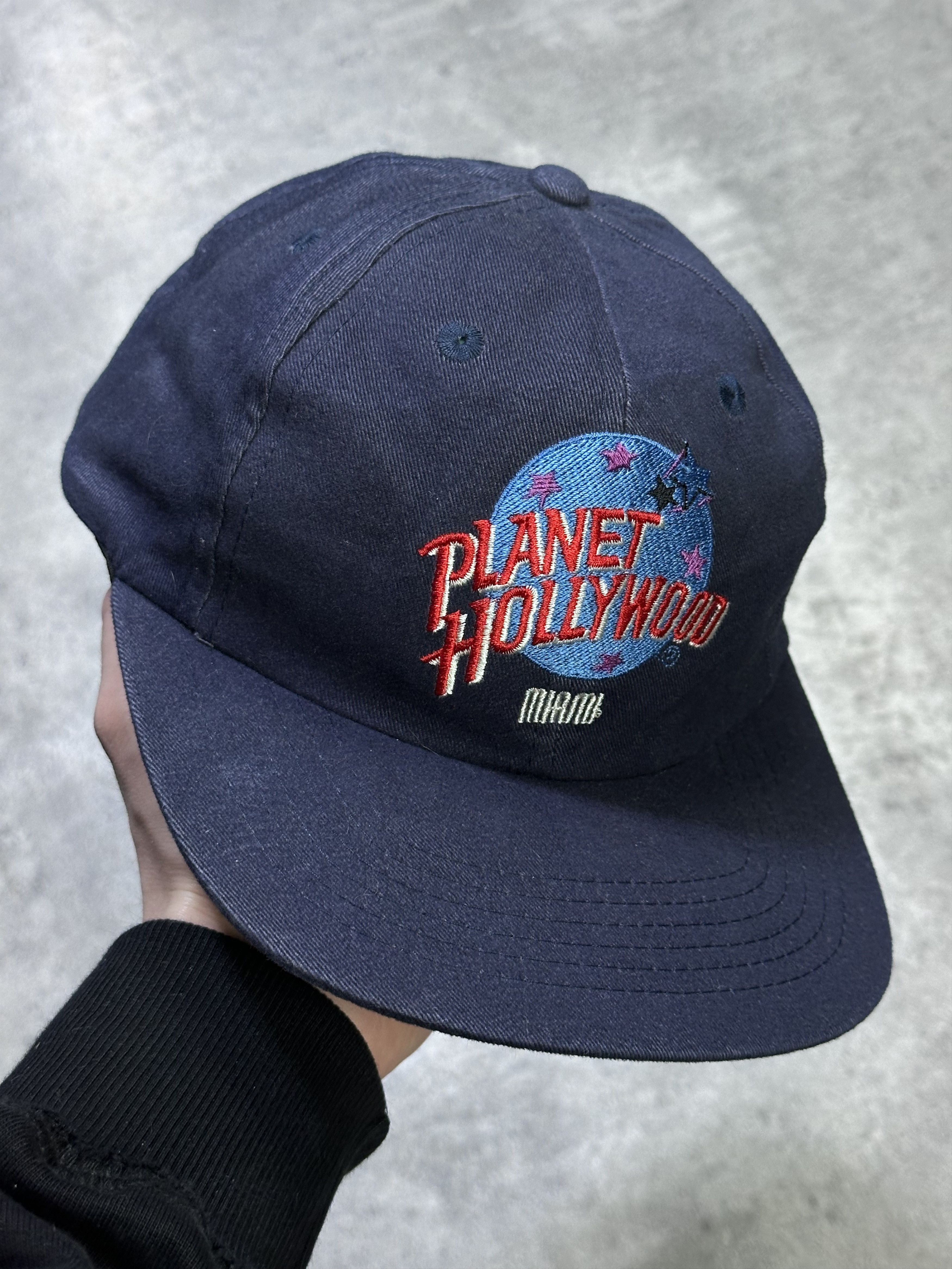 Planet Hollywood Planet Hollywood miami navy blue hat vintage cap Size ONE SIZE - 1 Thumbnail