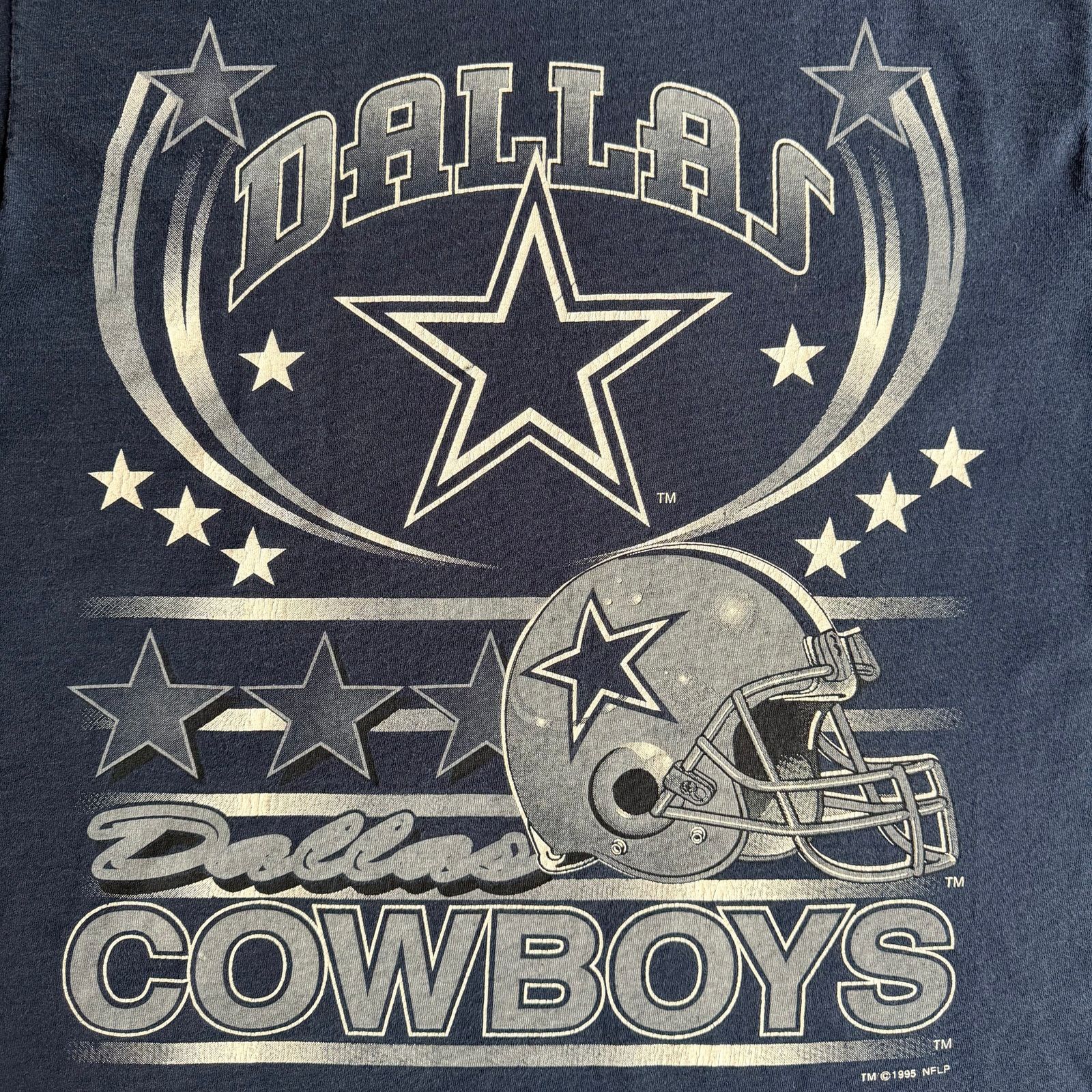 Tultex Vintage 90s Dallas Cowboys NFL Graphic T Shirt Tultex Large Size US L / EU 52-54 / 3 - 2 Thumbnail