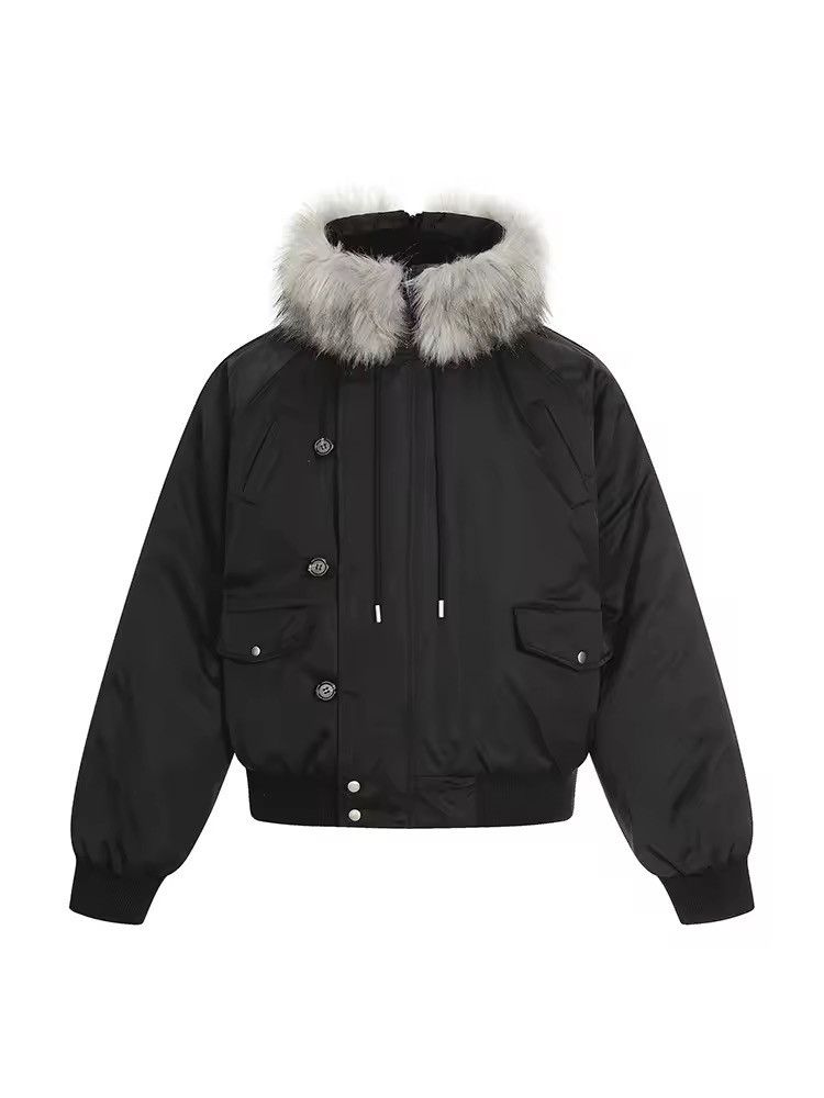 Other Y2k Streetwear Hooded Faux Fur Jacket Warm Coat Size US S / EU 44-46 / 1 - 1 Thumbnail