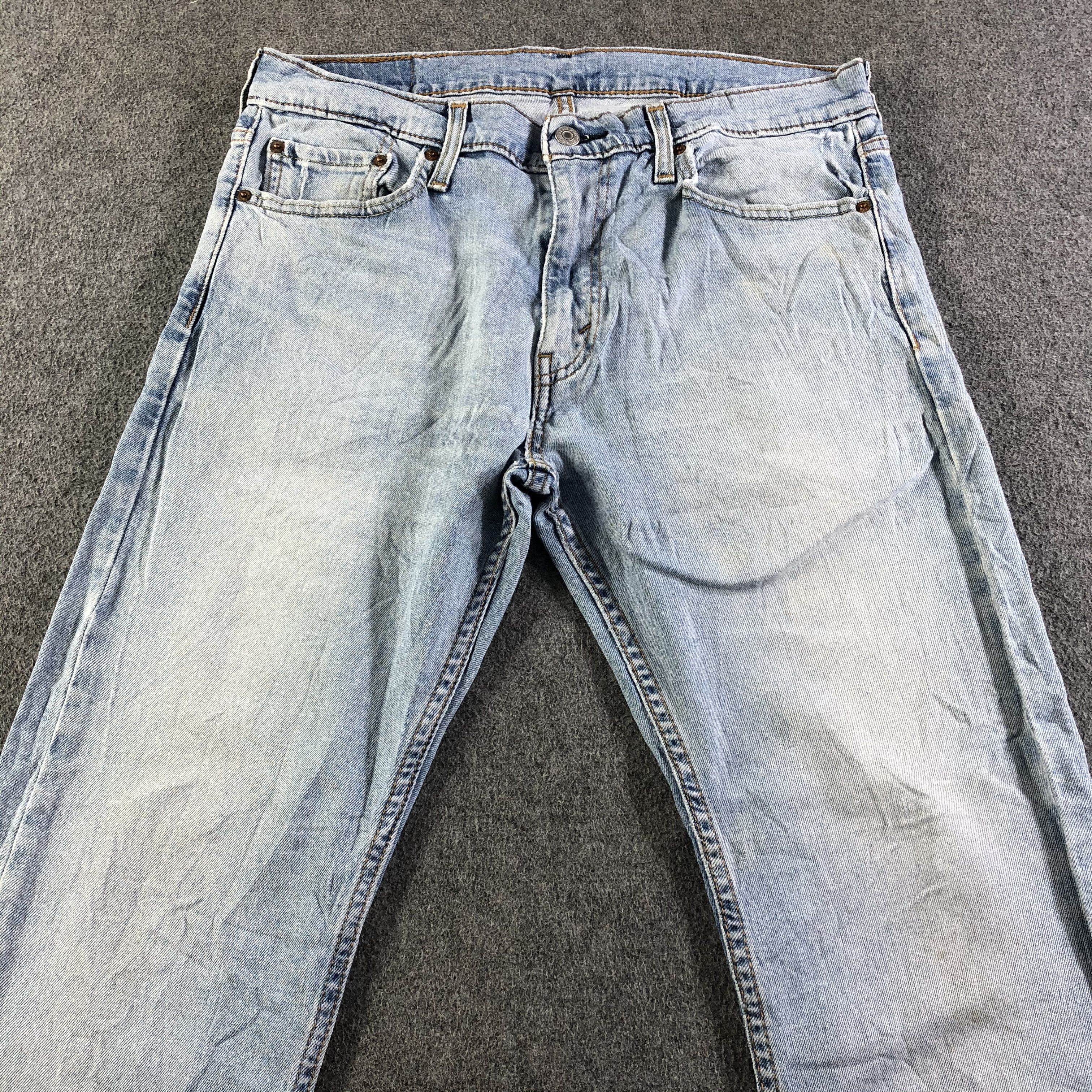 Levi's Vintage Light Wash Levis 513 Jeans-J4336 Size US 34 / EU 50 - 3 Thumbnail