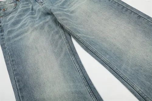 VIBE American distressed washed hiphop tie-dyed flared jeans Size US 32 / EU 48 - 6 Thumbnail