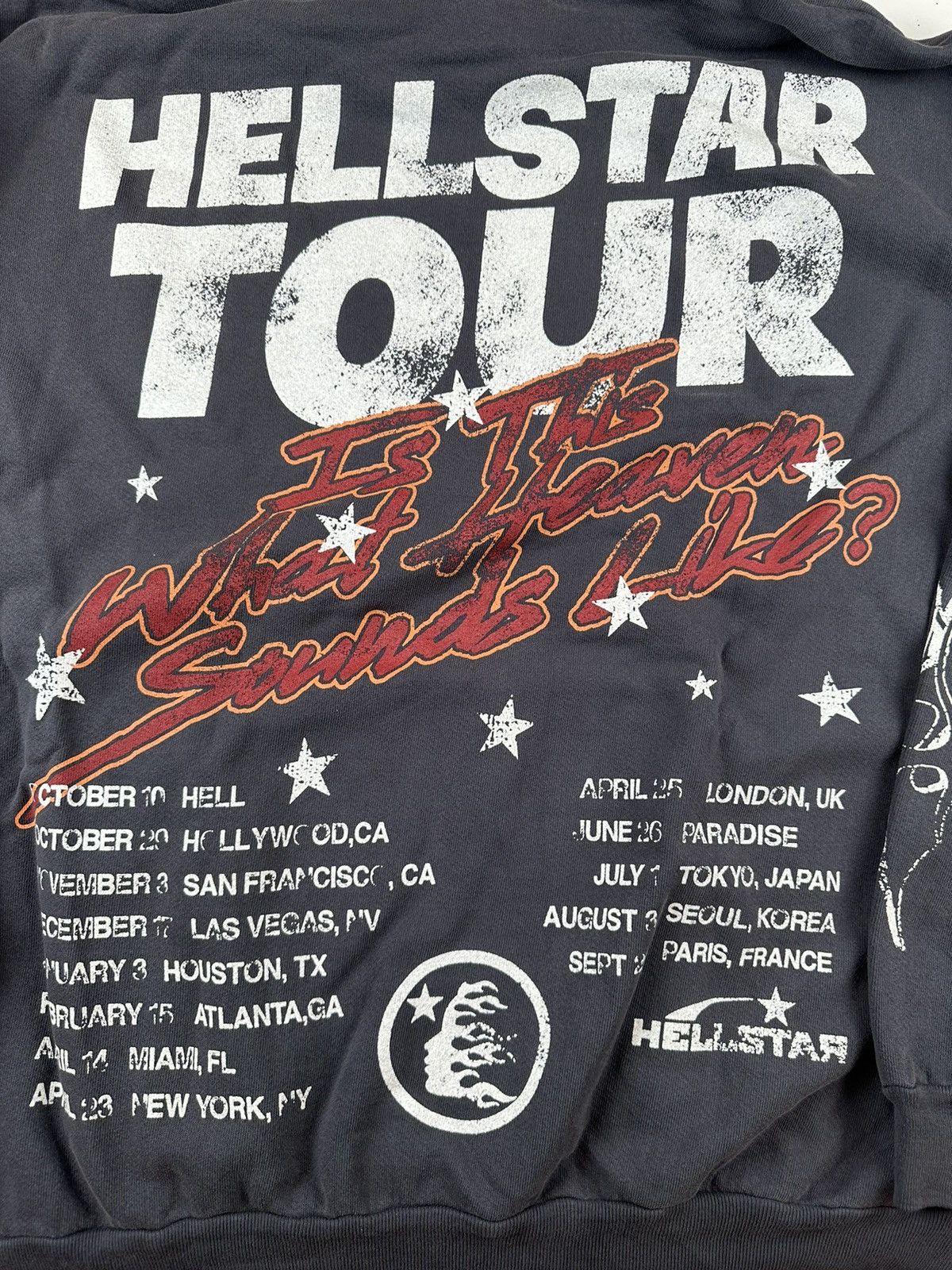 HELLSTAR Hellstar Overseas Collection Tour Hoodie Size US XL / EU 56 / 4 - 5 Thumbnail