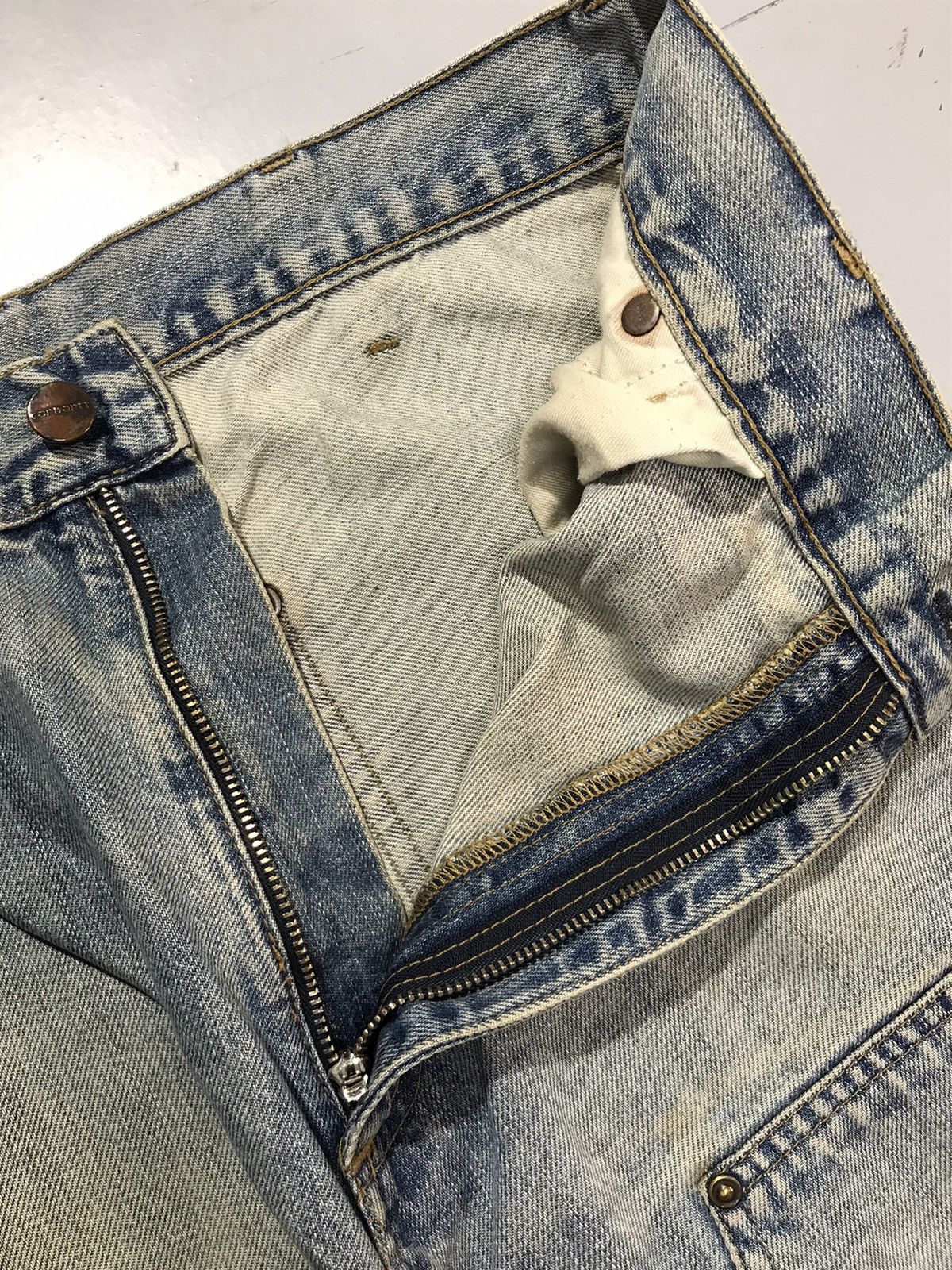 Carhartt Vintage Carhartt repaired double knee workwear denim Size US 34 / EU 50 - 6 Thumbnail
