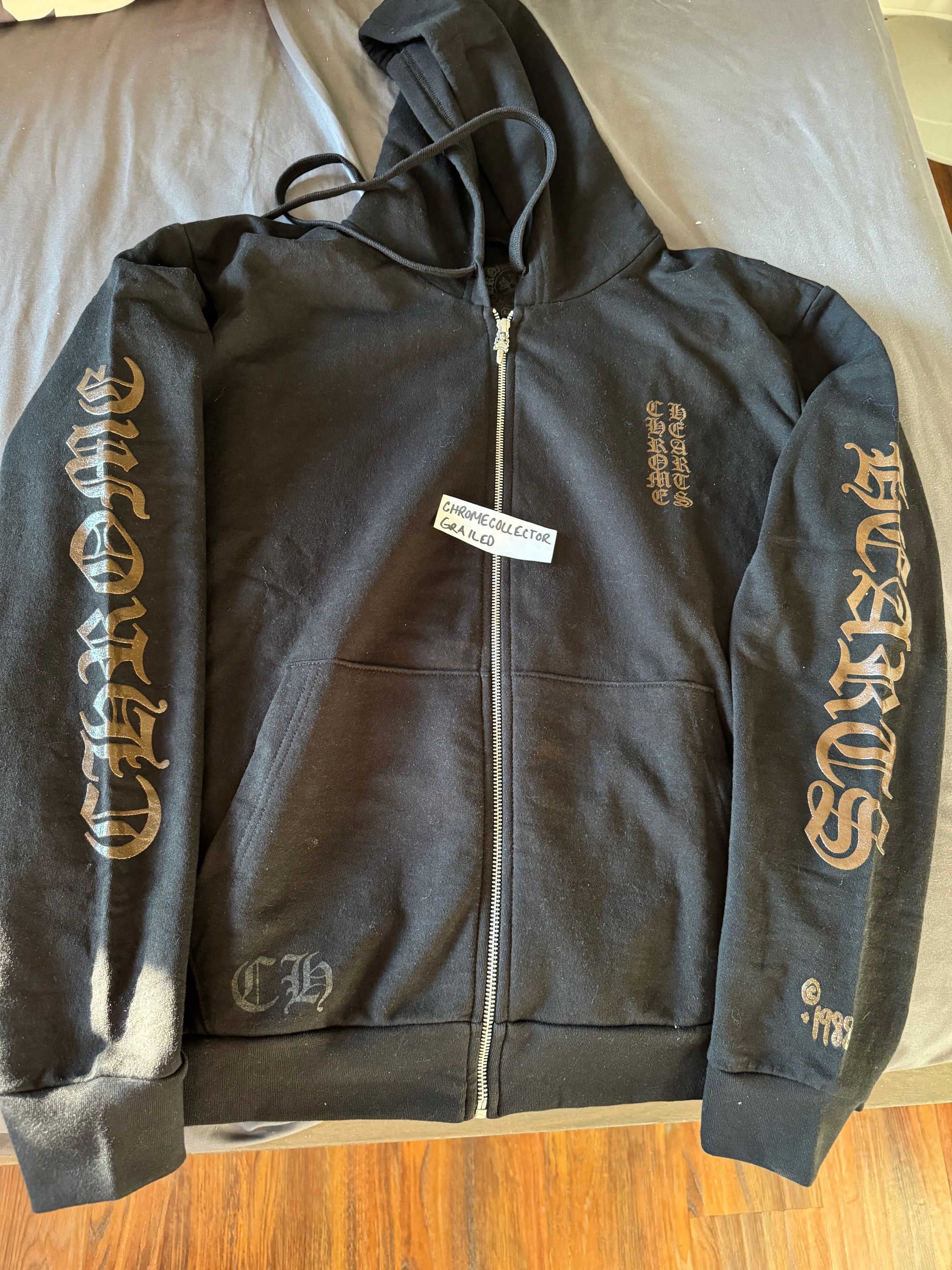 Chrome Hearts Chrome Hearts RETAIL online exclusive 1988 brown zip hoodie Grailed