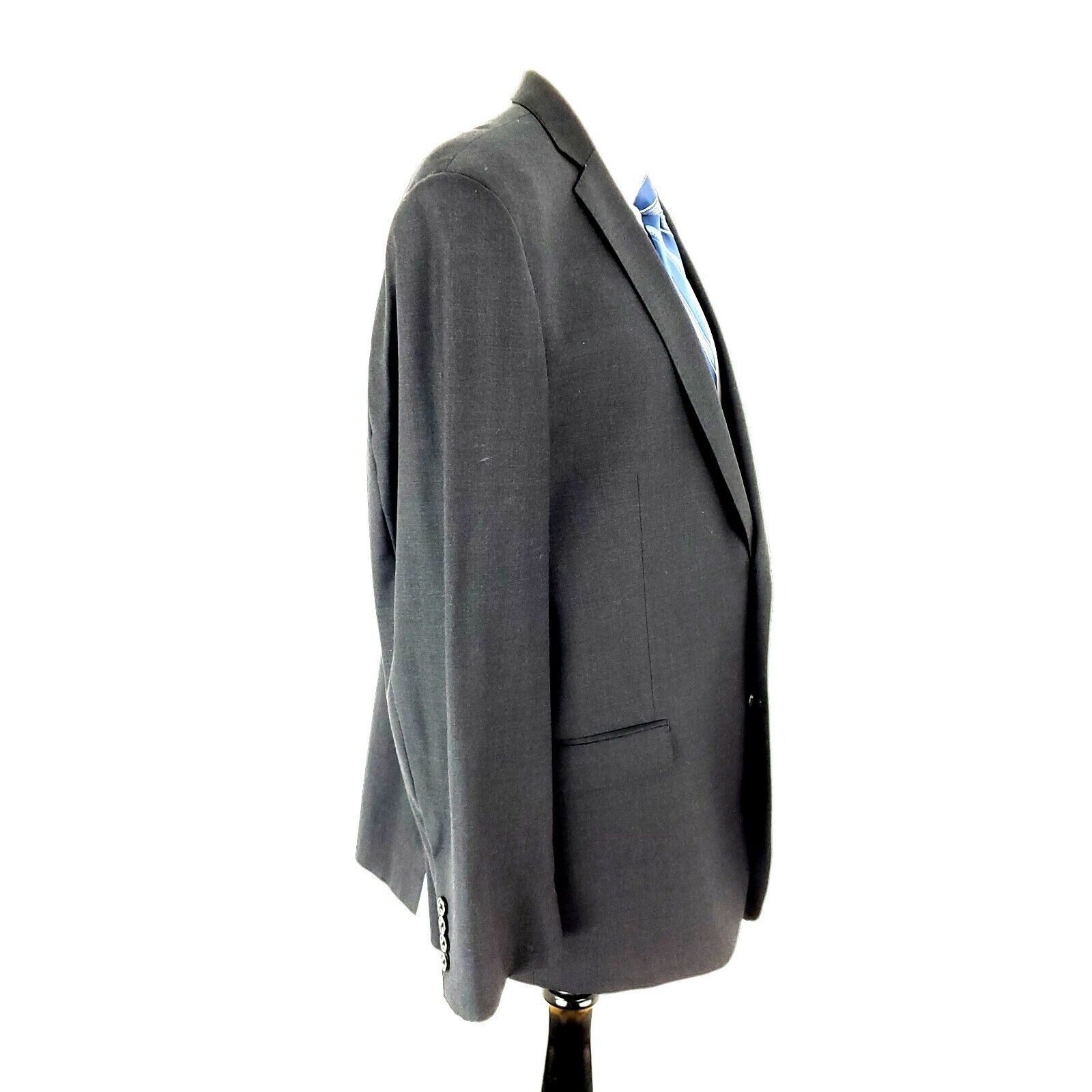 Joseph Abboud Joseph Abboud Wool 2 Button Blazer 46R Gray Slim Fit 48R Size 46R - 6 Thumbnail