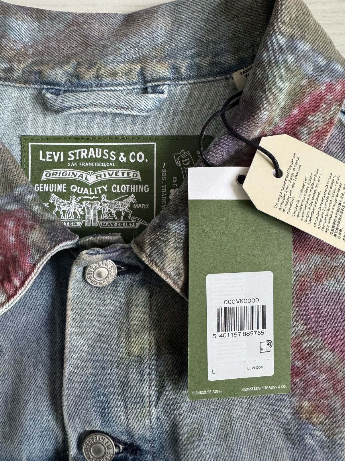 DENIM TEARS × Levi's Denim Tears x Levi’s Big Chief Demond Type-1 Trucker Jacket Size US L / EU 52-54 / 3 - 6 Thumbnail