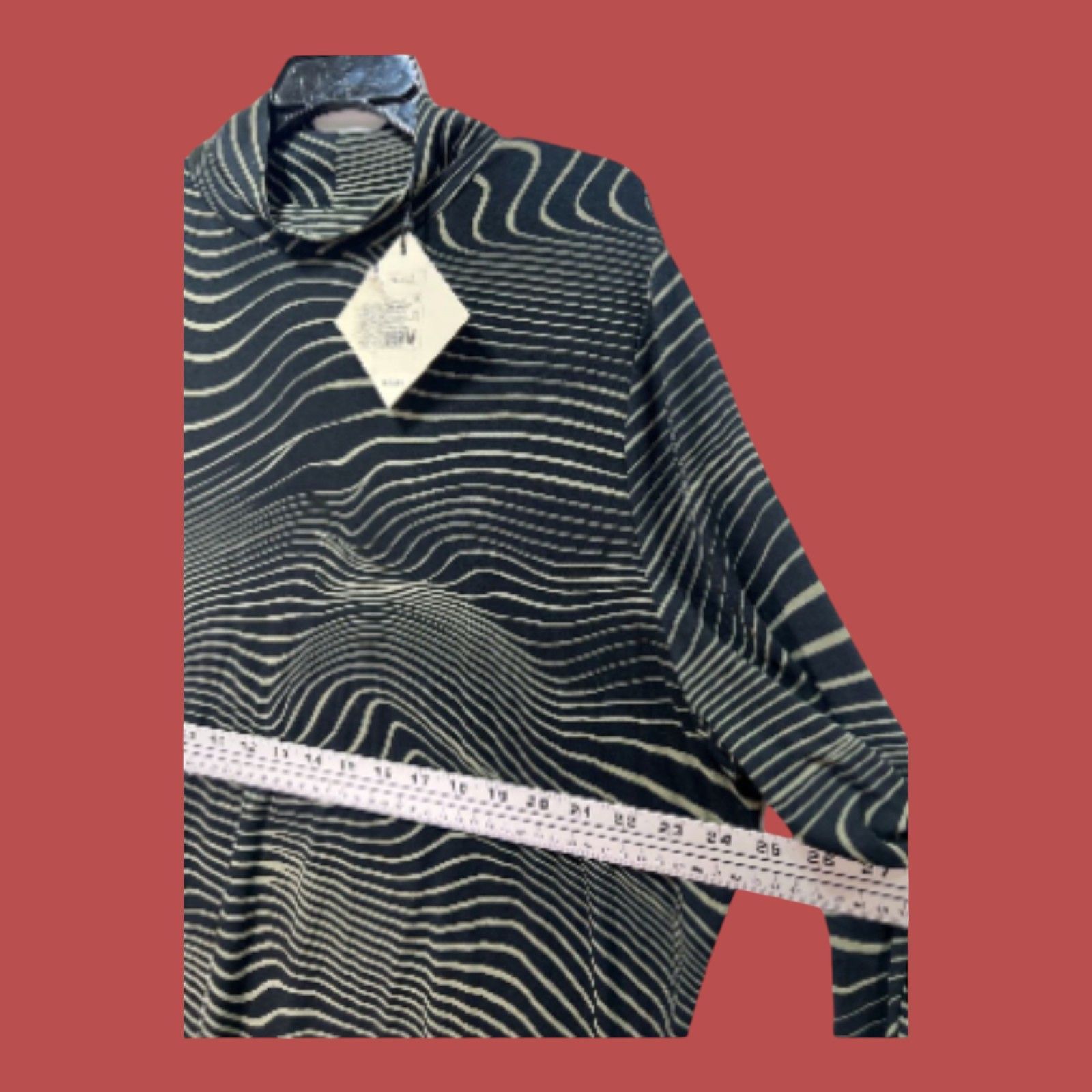 Other Ava & Viv - Women's Long Sleeve Mock Turtleneck T-Shirt - Bl Size XXL / US 16-18 / IT 52-54 - 5 Thumbnail