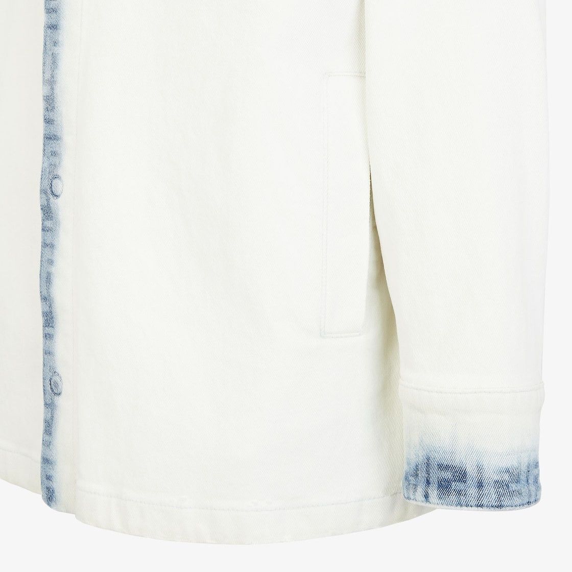 Fendi o1w1db10725 FW1321 Jeans Jacket in White/Blue Size US M / EU 48-50 / 2 - 3 Thumbnail