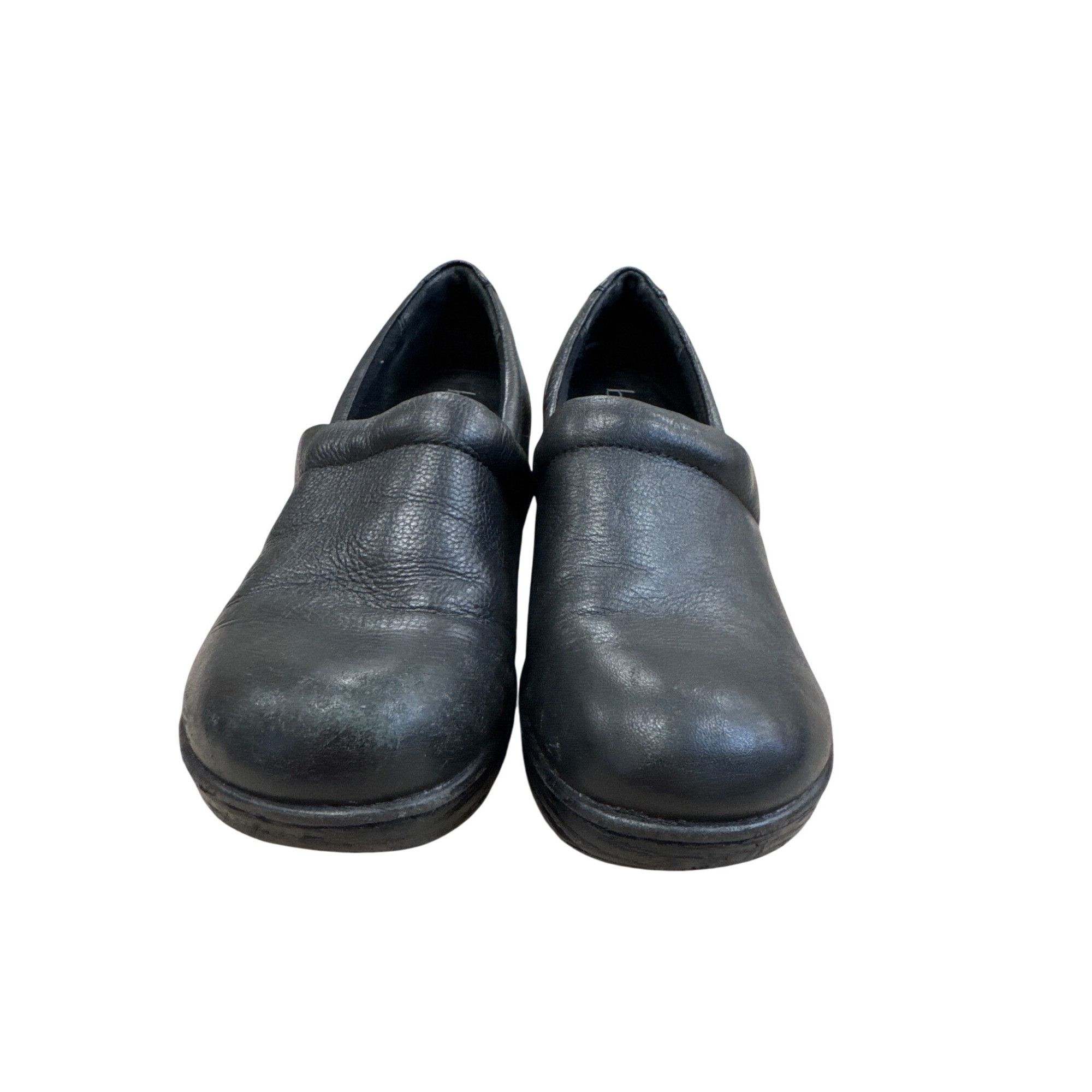 Boc B.OC Womens Black Leather Clogs Mules 7M SKU 7484 Size US 7 / IT 37 - 5 Thumbnail