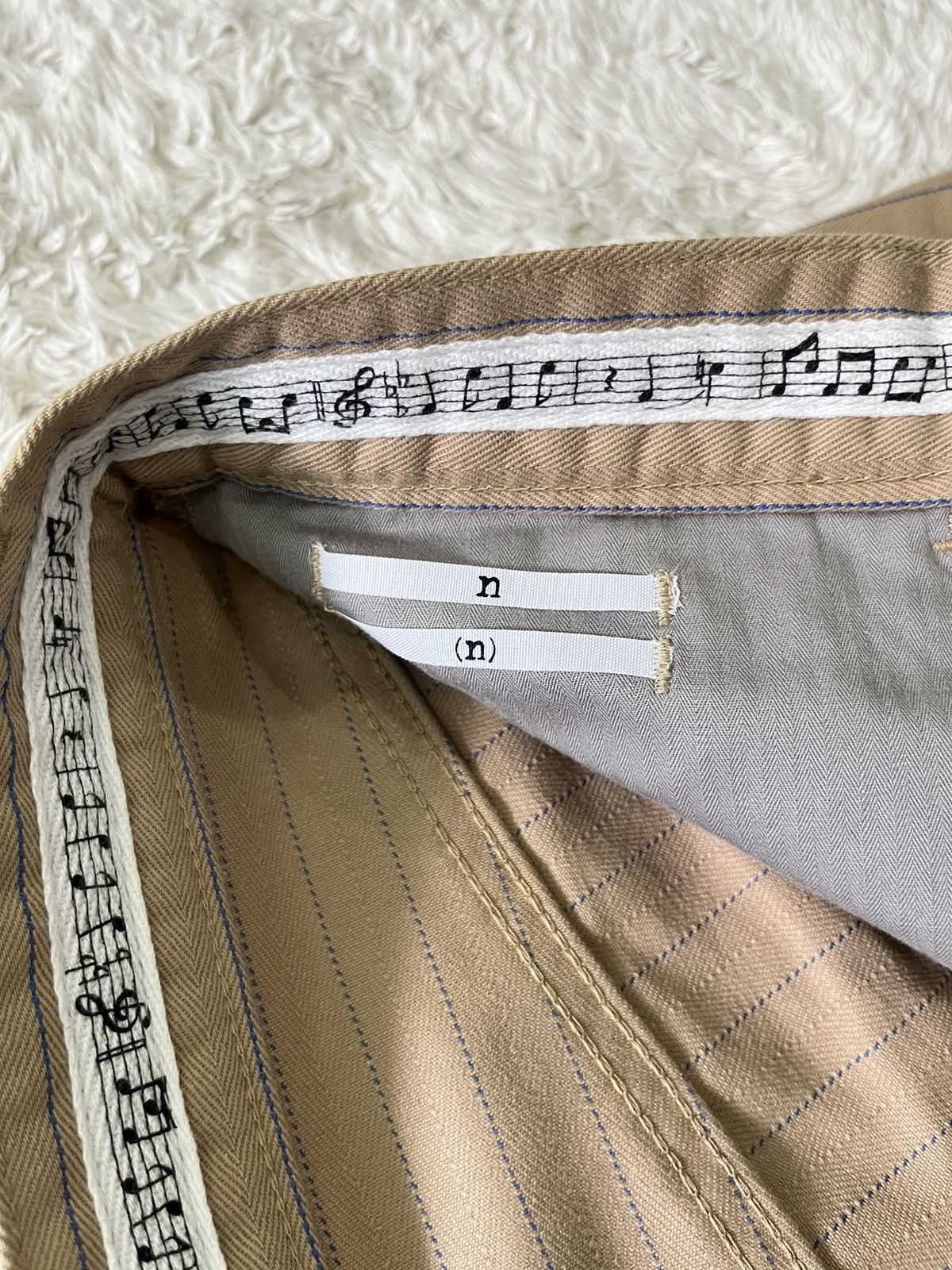 Number (N)ine number nine blue pinstripe pants Size US 30 / EU 46 - 7 Thumbnail