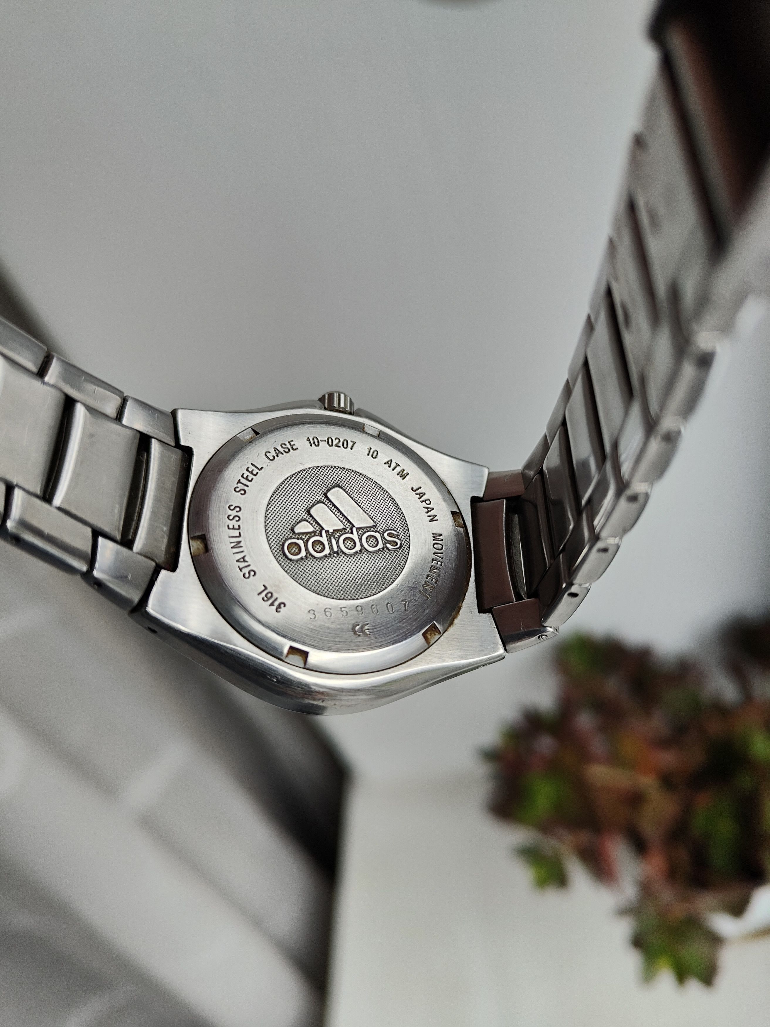 Adidas Vintage 90s Adidas Rare Watch Japane Movements Adidas 10 ATM Size ONE SIZE - 5 Thumbnail