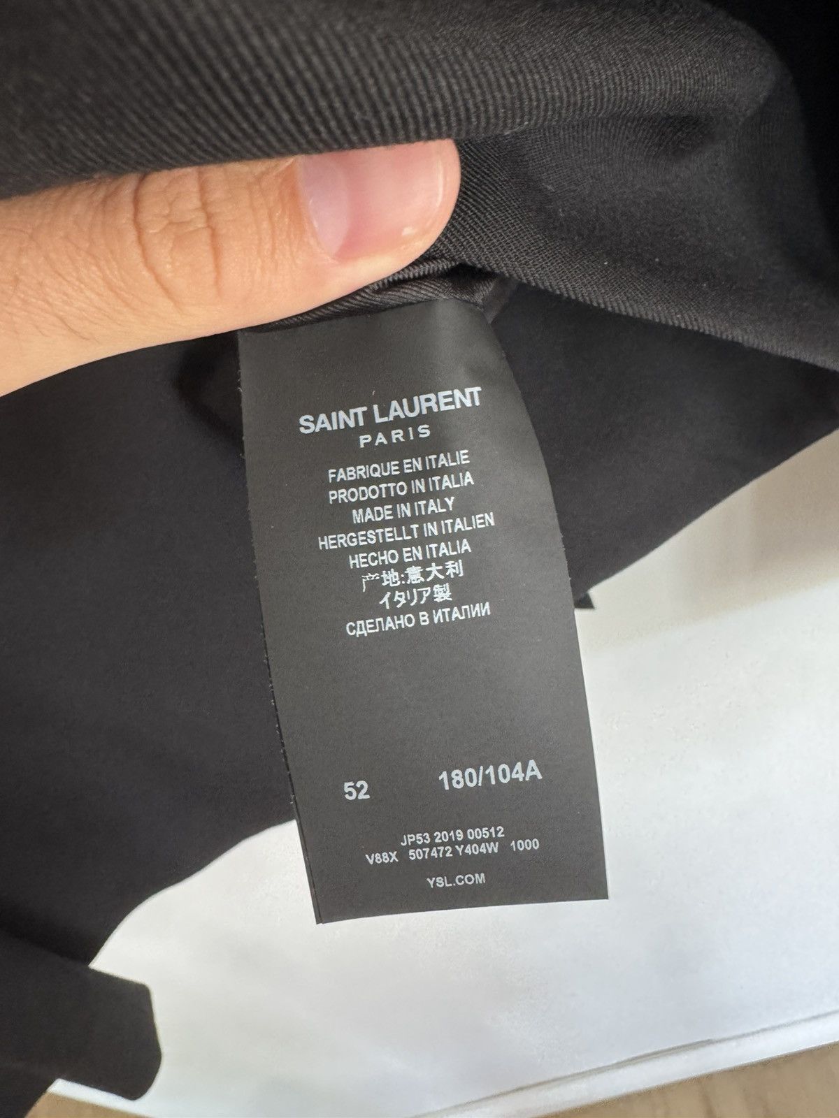 Saint Laurent Paris 2 button Blazer Size 52R - 4 Thumbnail
