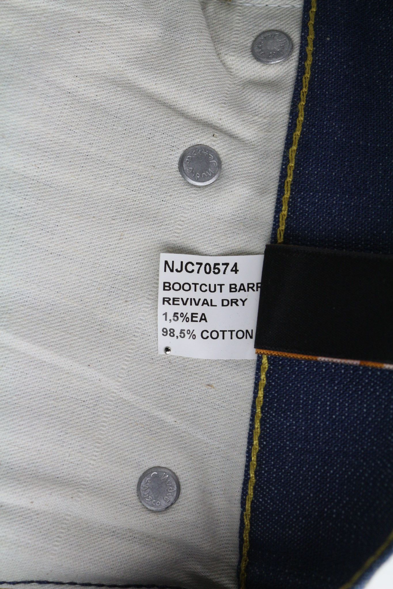 Nudie Jeans BOOTCUT BARR W30/L34 Blue Revival Dry Denim Jeans 81922 Size US 30 / EU 46 - 9 Thumbnail