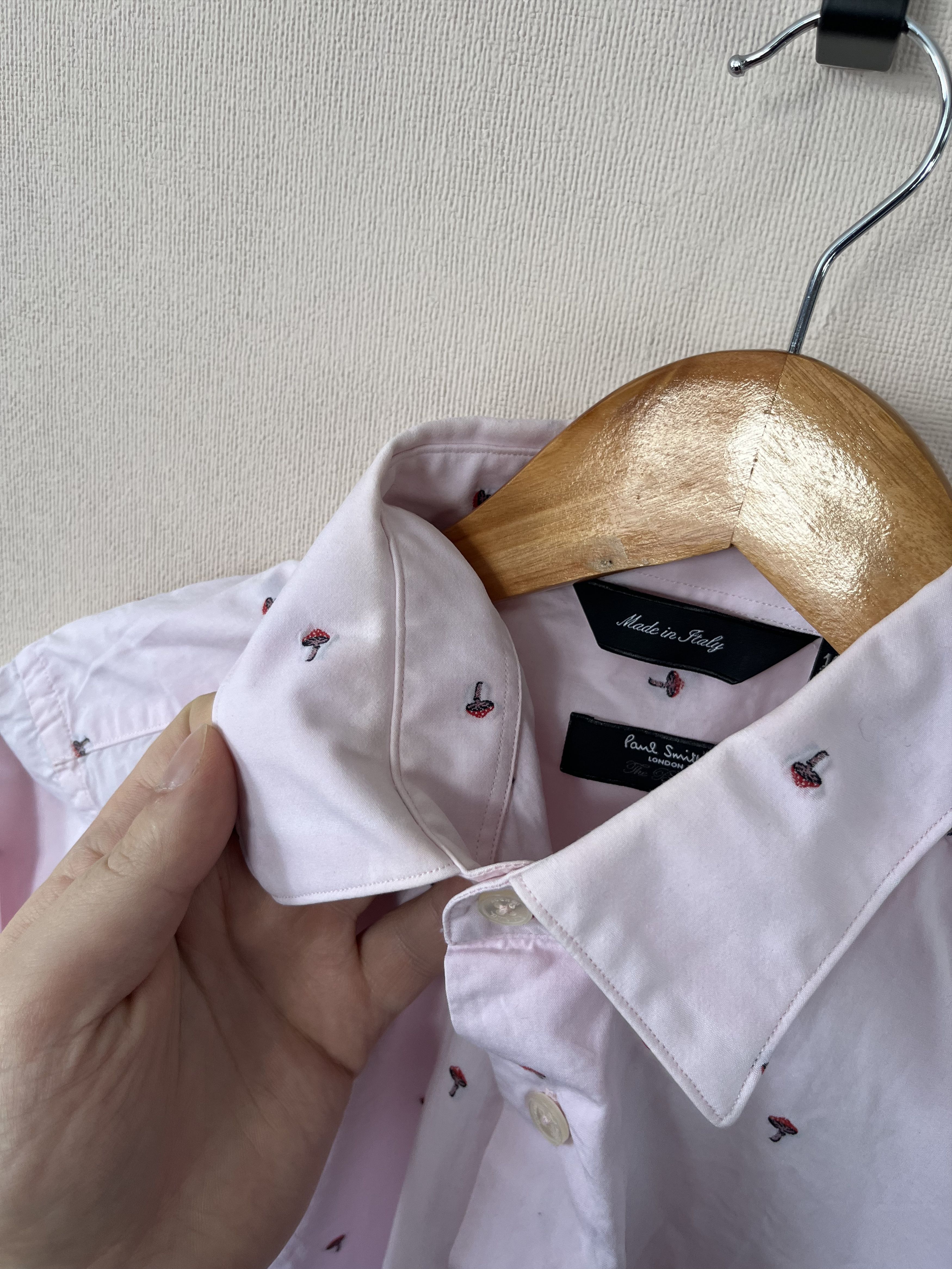 Paul Smith Paul Smith London The Byard Mushroom Button Up Shirt Size US S / EU 44-46 / 1 - 5 Thumbnail