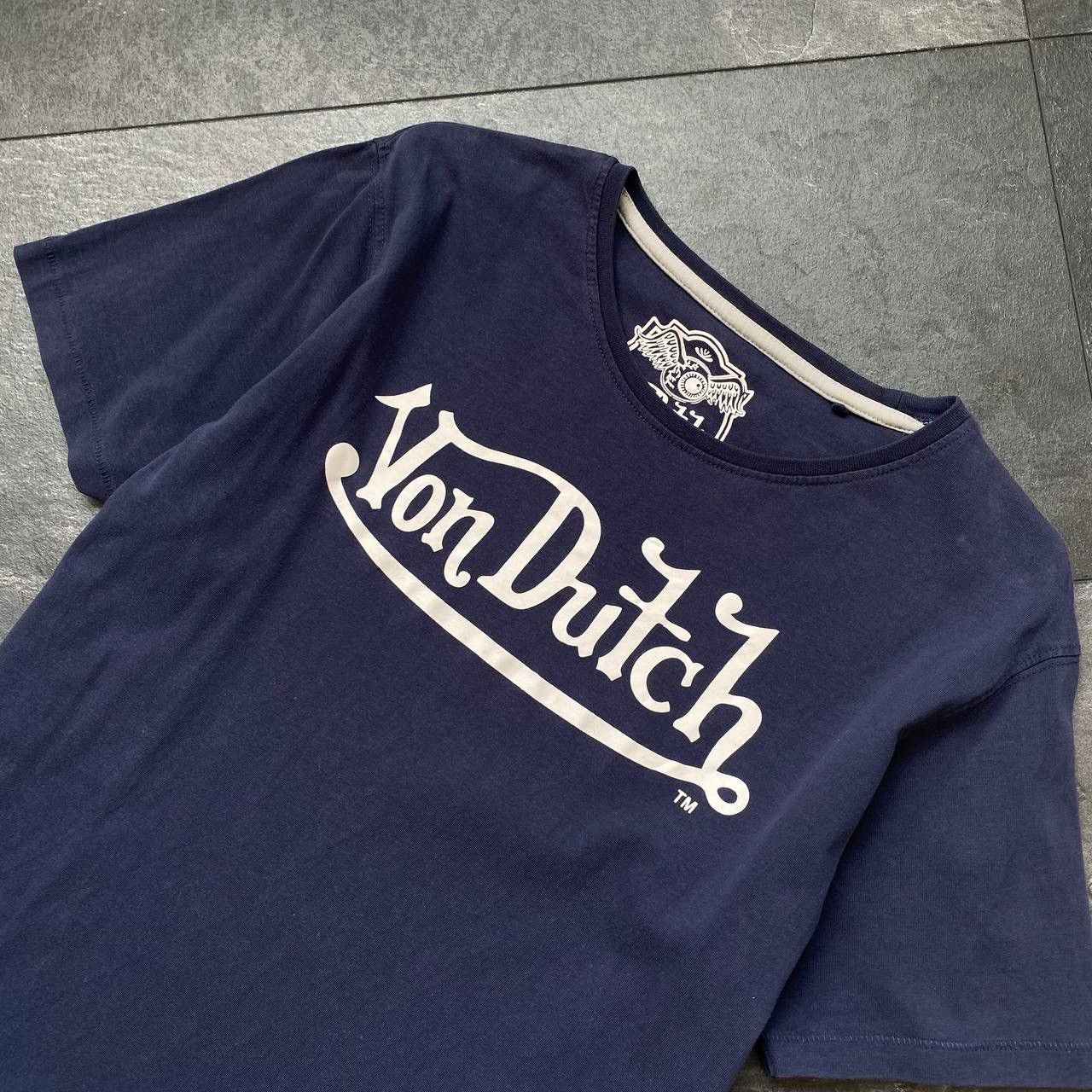 Streetwear × Vintage × Von Dutch Vintage big logo Von Dutch rare tee shirts Size US M / EU 48-50 / 2 - 2 Thumbnail