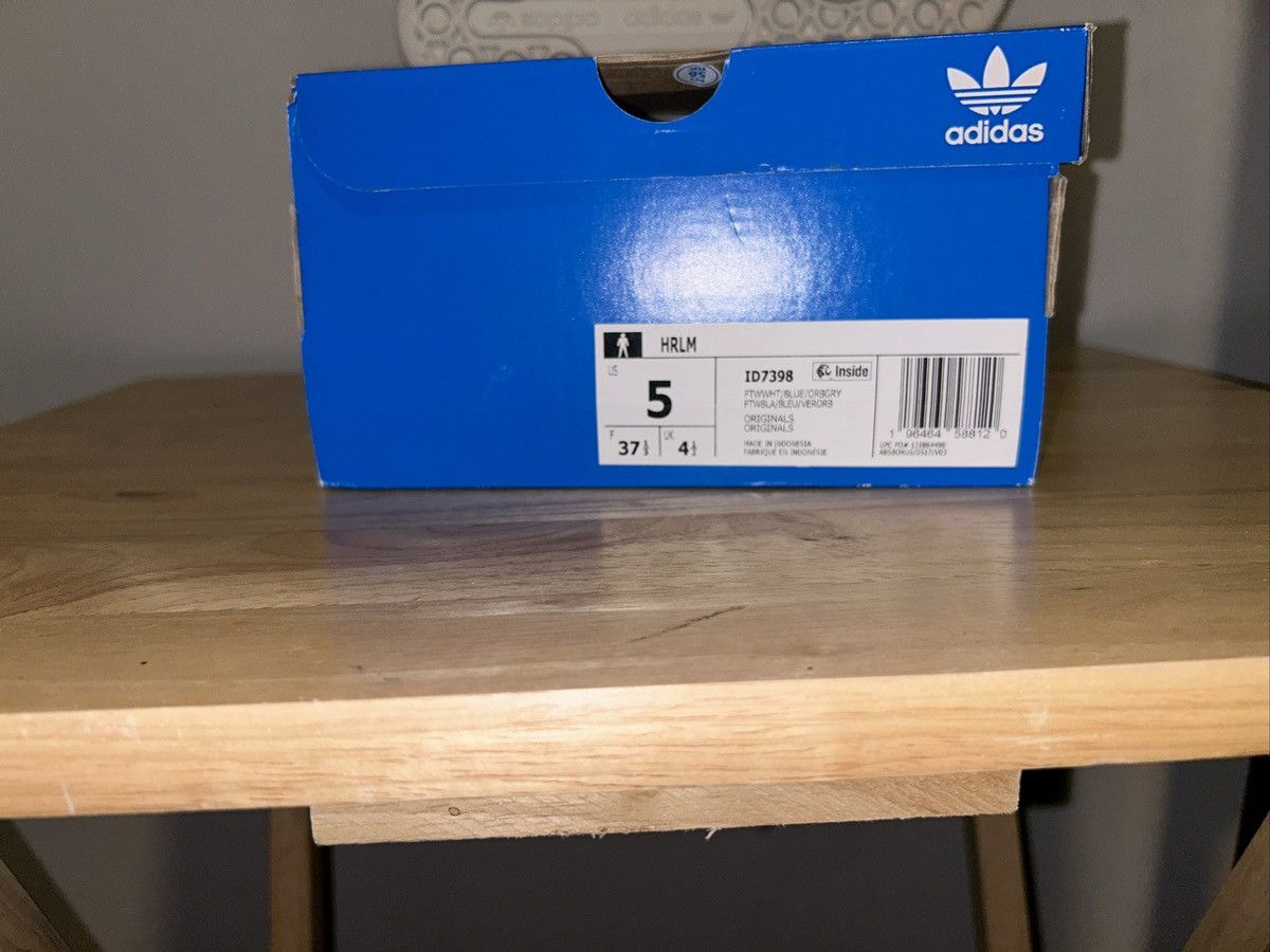 Adidas ADIDAS HRLM SNS Sneakers Men's Size 5 White Blue ID7398 Size US 5 / EU 37 - 7 Thumbnail