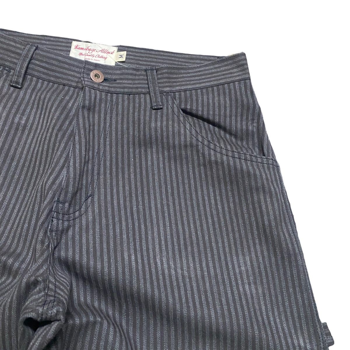 Kamikaze Attack KAMIKAZE ATTACK Hickory Striped Carpenter Pants Size US 30 / EU 46 - 4 Thumbnail