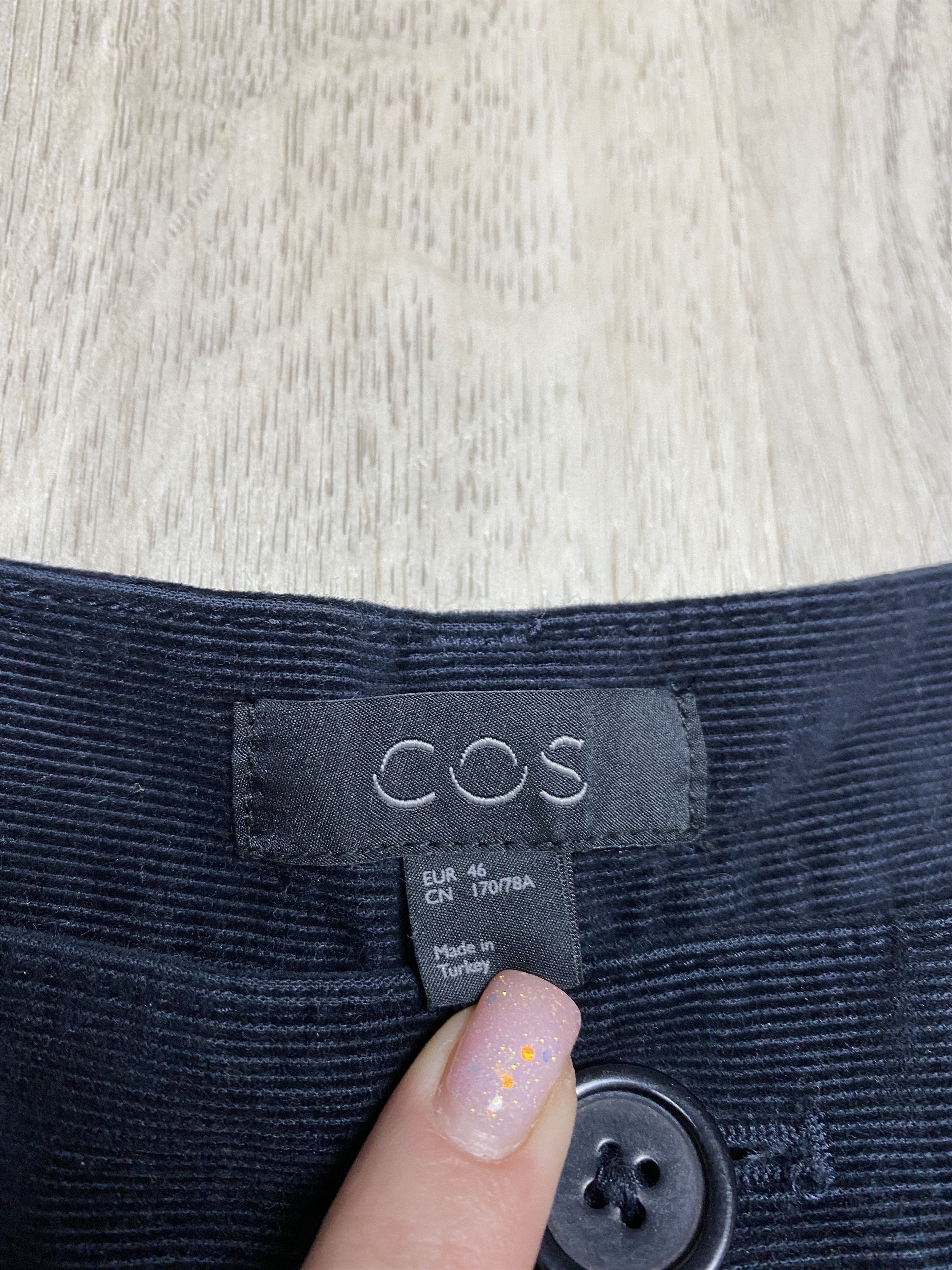 Cos COS Vintage Mens Corduroy Denim Pants Size US 30 / EU 46 - 3 Thumbnail