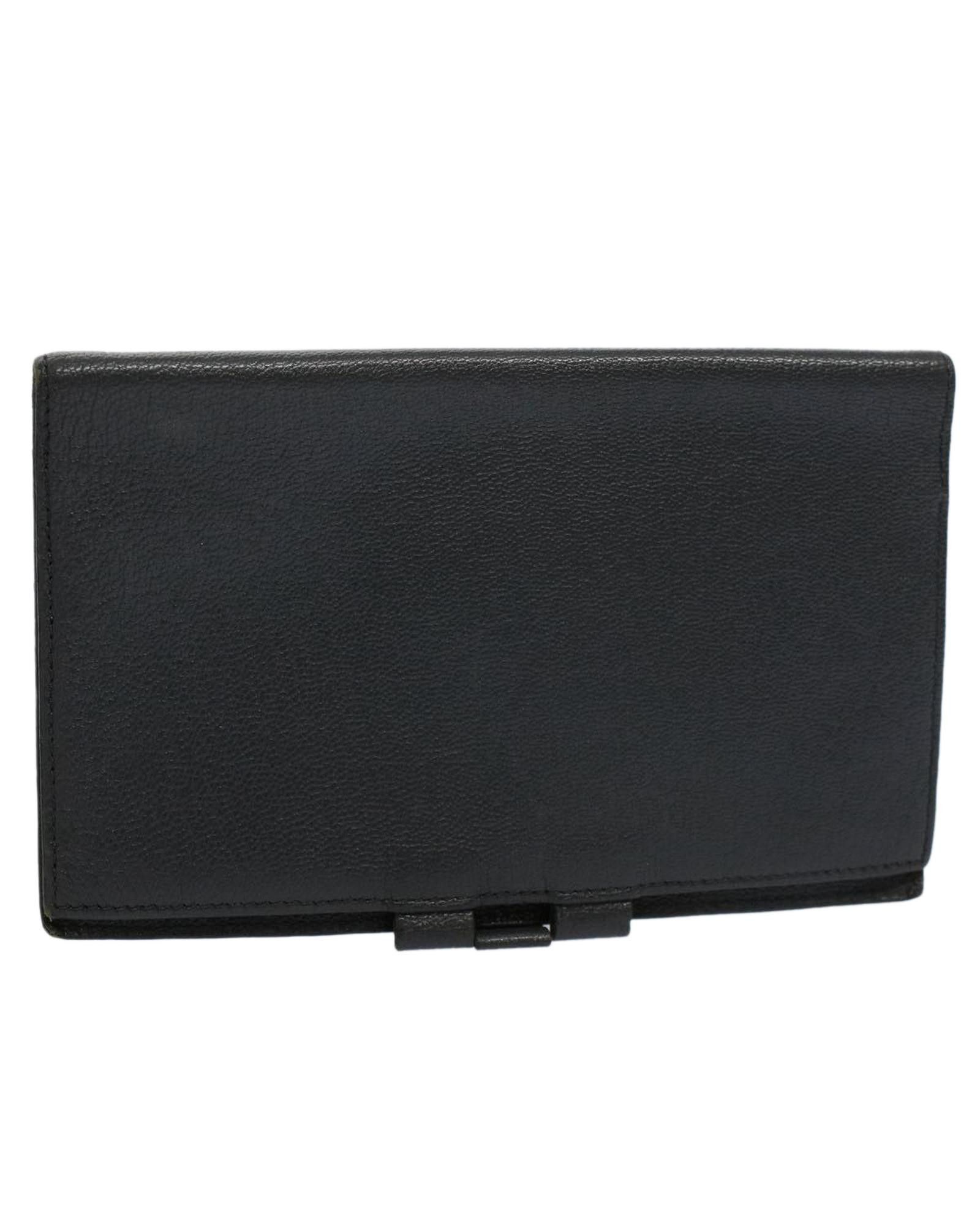 image of Hermes Gray Leather Day Planner Cover in Grey, Women's