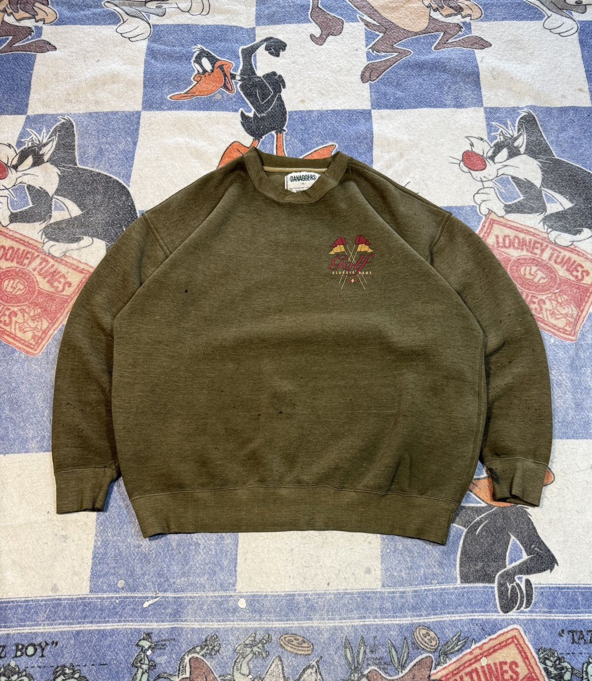 Vintage Vintage golf sweatshirt Size US XL / EU 56 / 4 - 1 Thumbnail