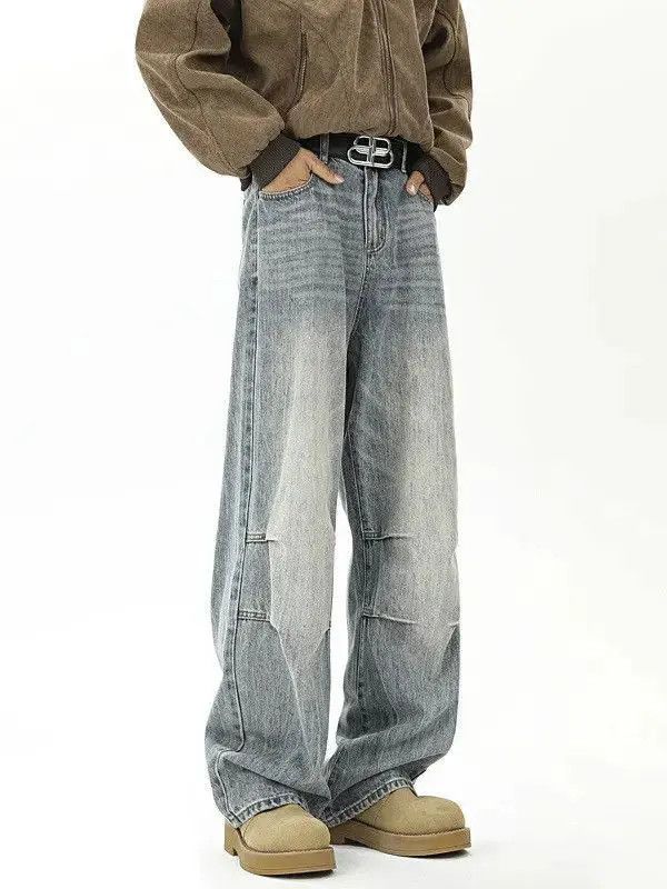 Japanese Brand Retro loose tie dye micro flared jeans Size US 32 / EU 48 - 3 Thumbnail